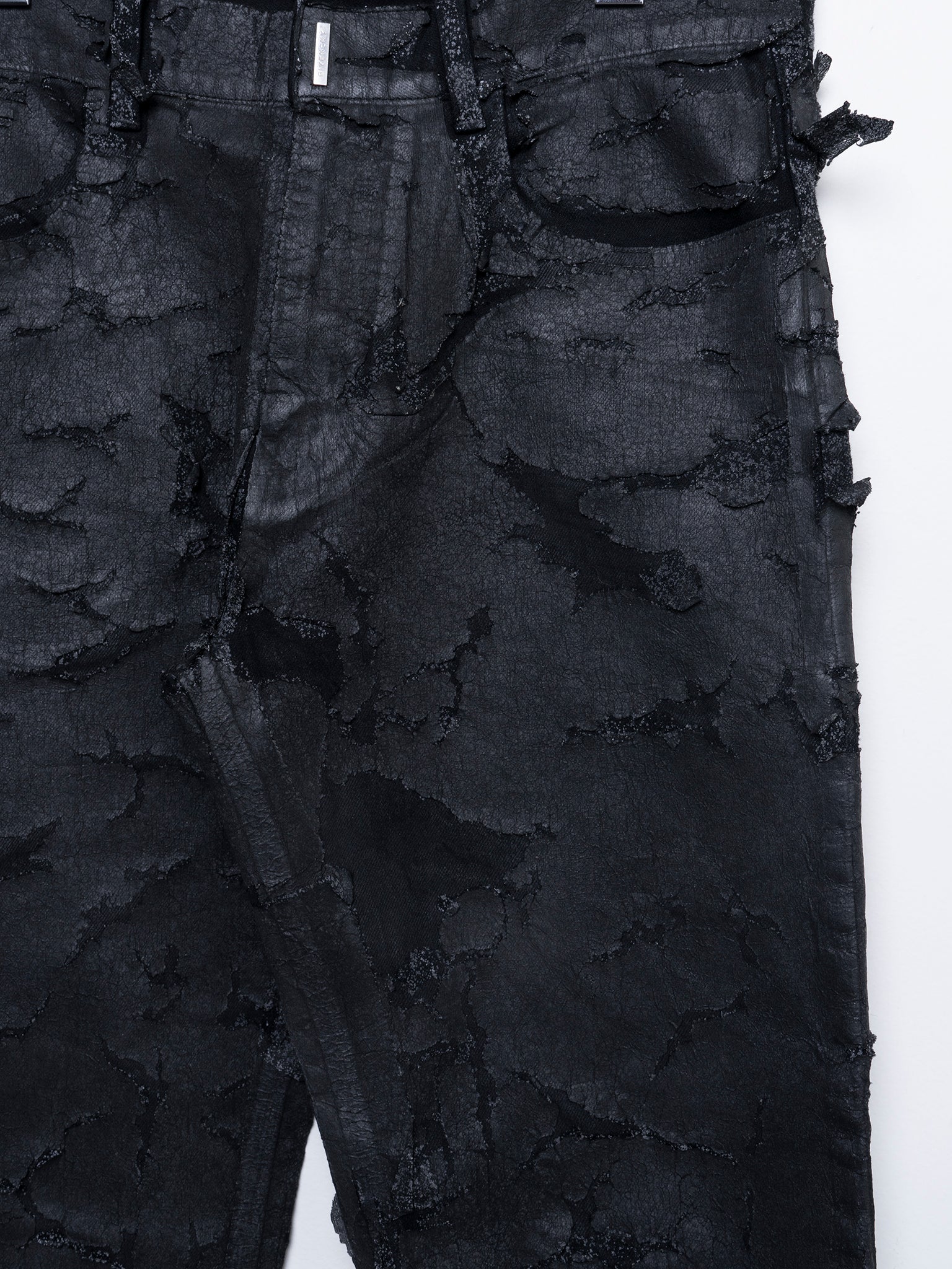 Crackled Painted Jeans - Image 2