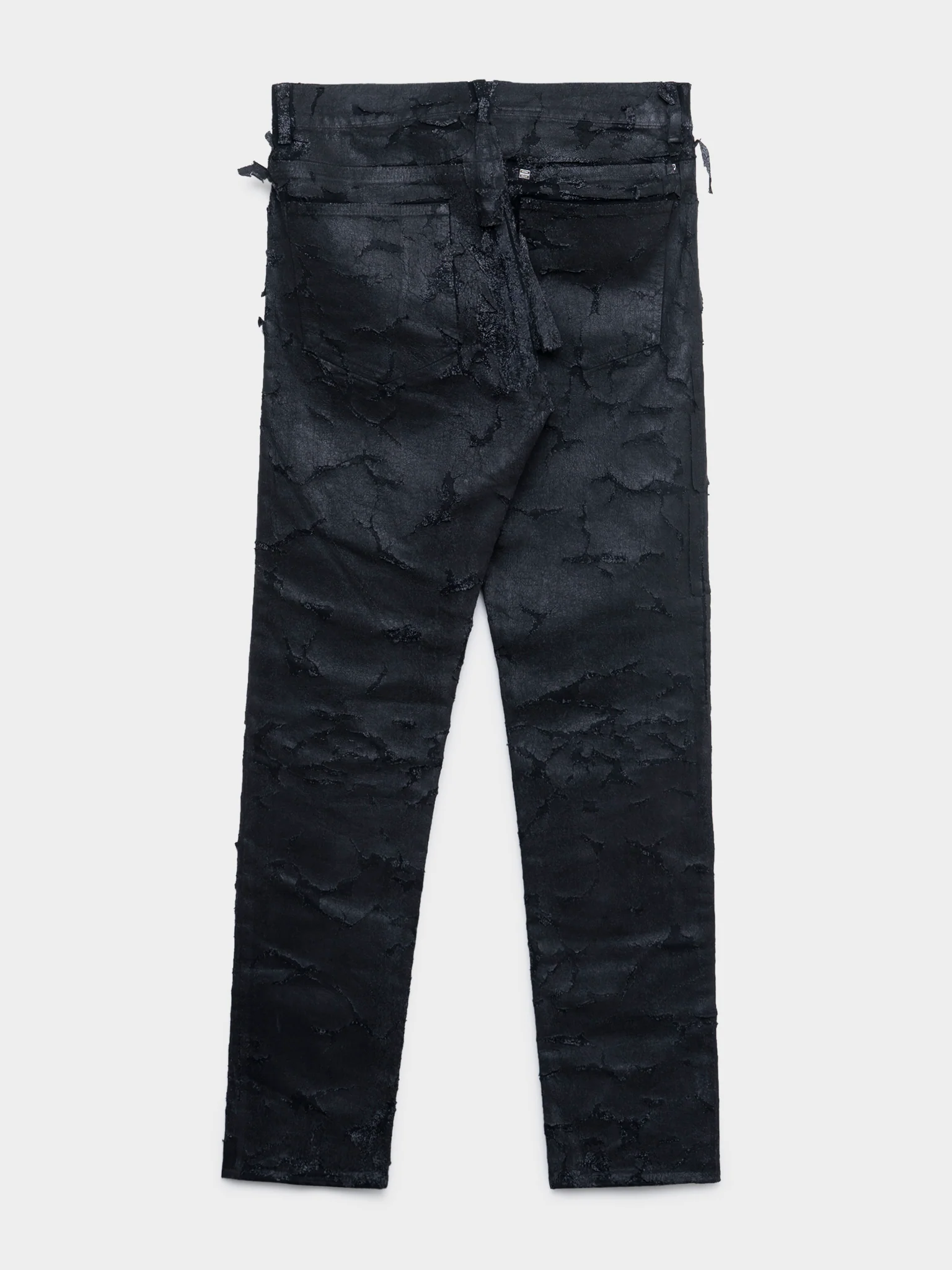 Crackled Painted Jeans - Image 3