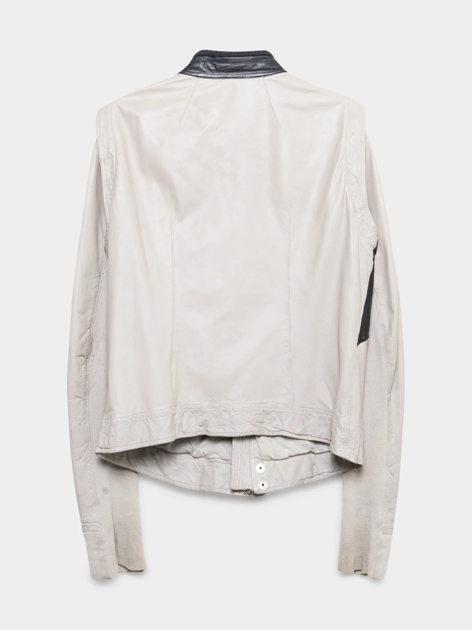 SS08 'Creatch' Paneled Leather Jacket - Image 2