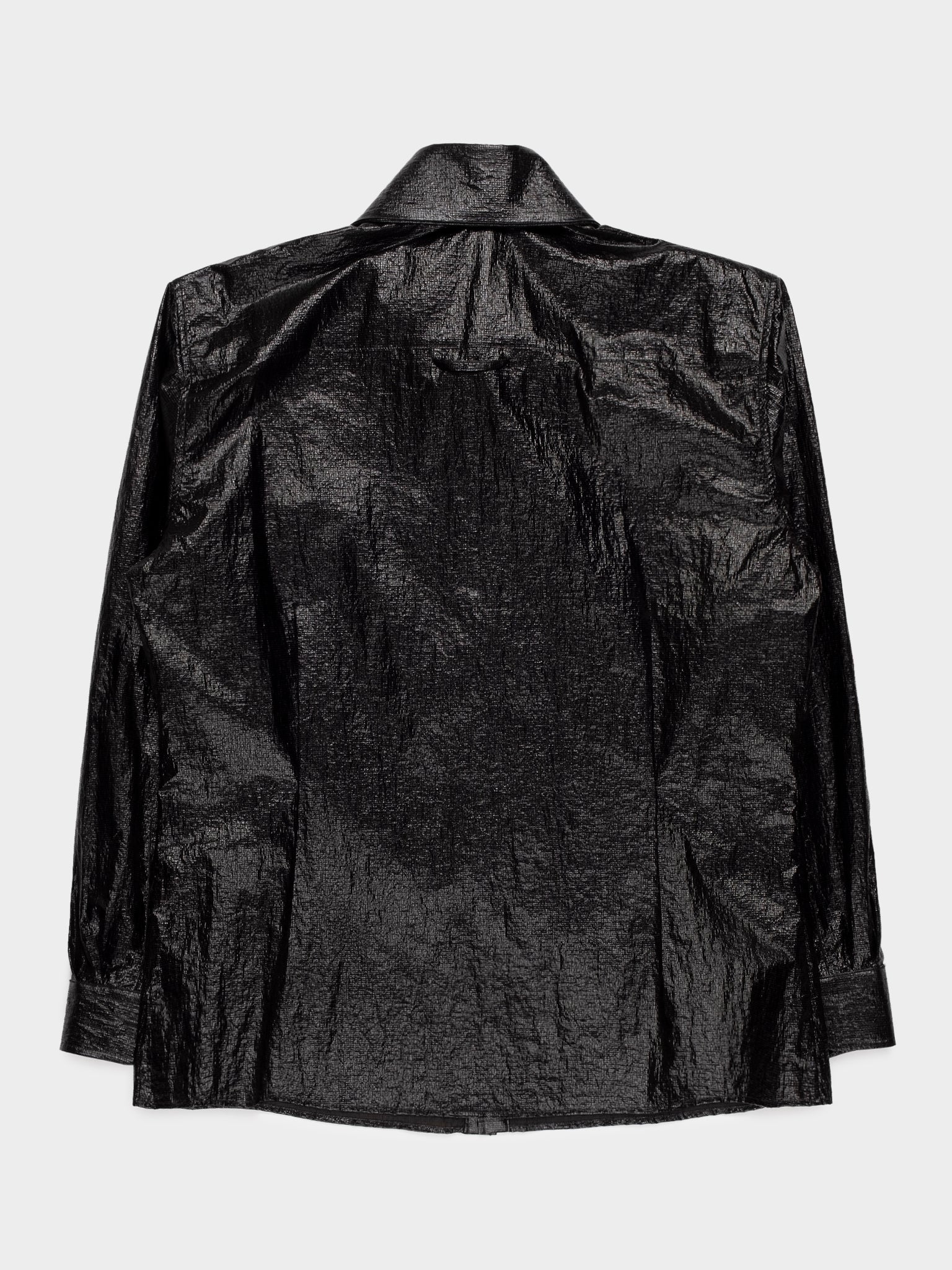 Wrinkled-Effect Button Up Shirt - Image 2