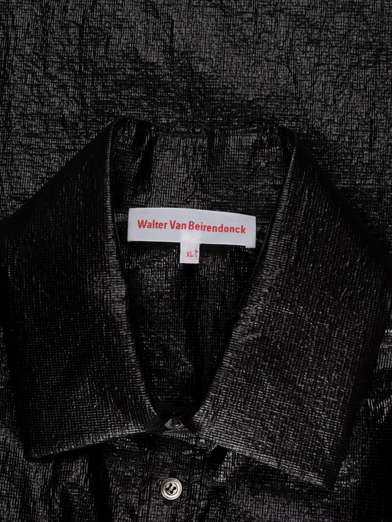 Wrinkled-Effect Button Up Shirt - Image 3