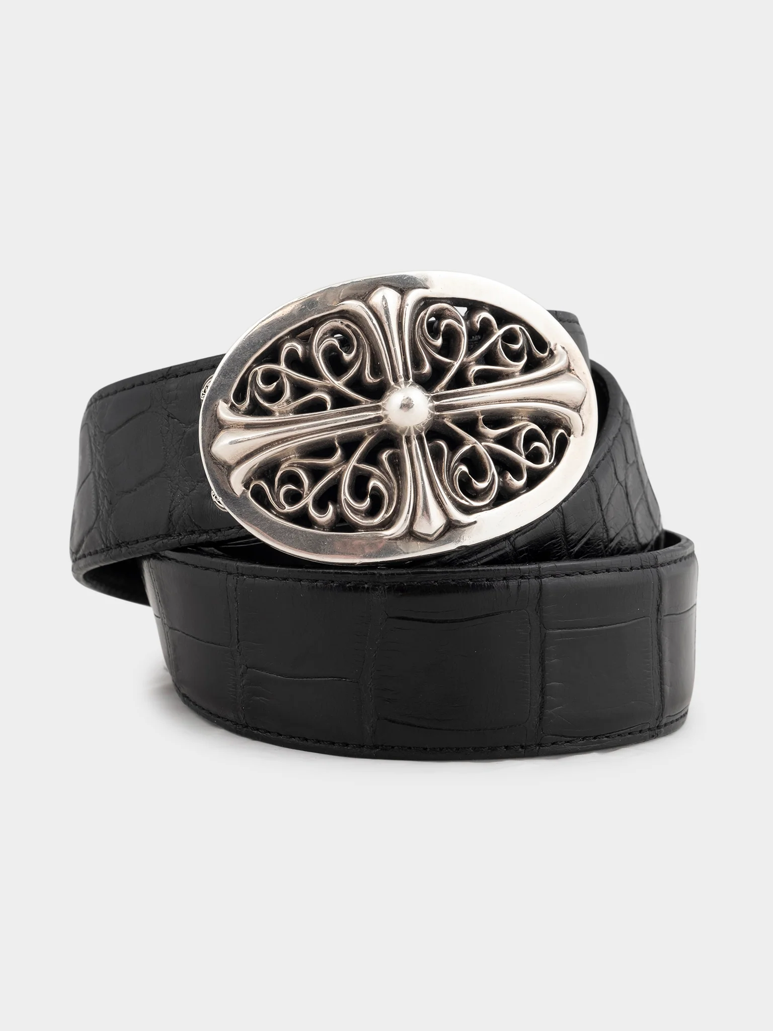 Crocodile Leather Belt - Image 4