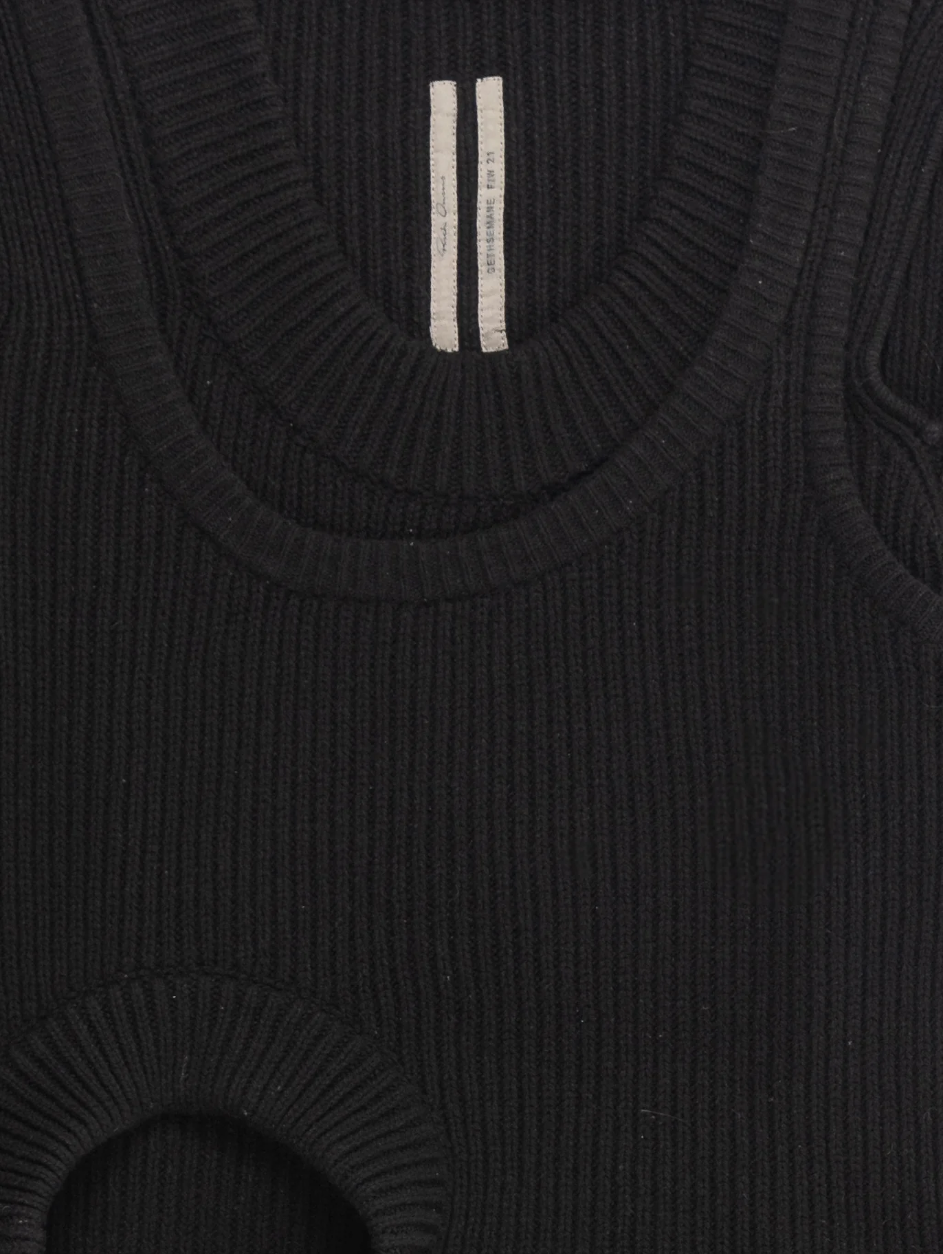 Cropped Double Layered Sweater - Image 2
