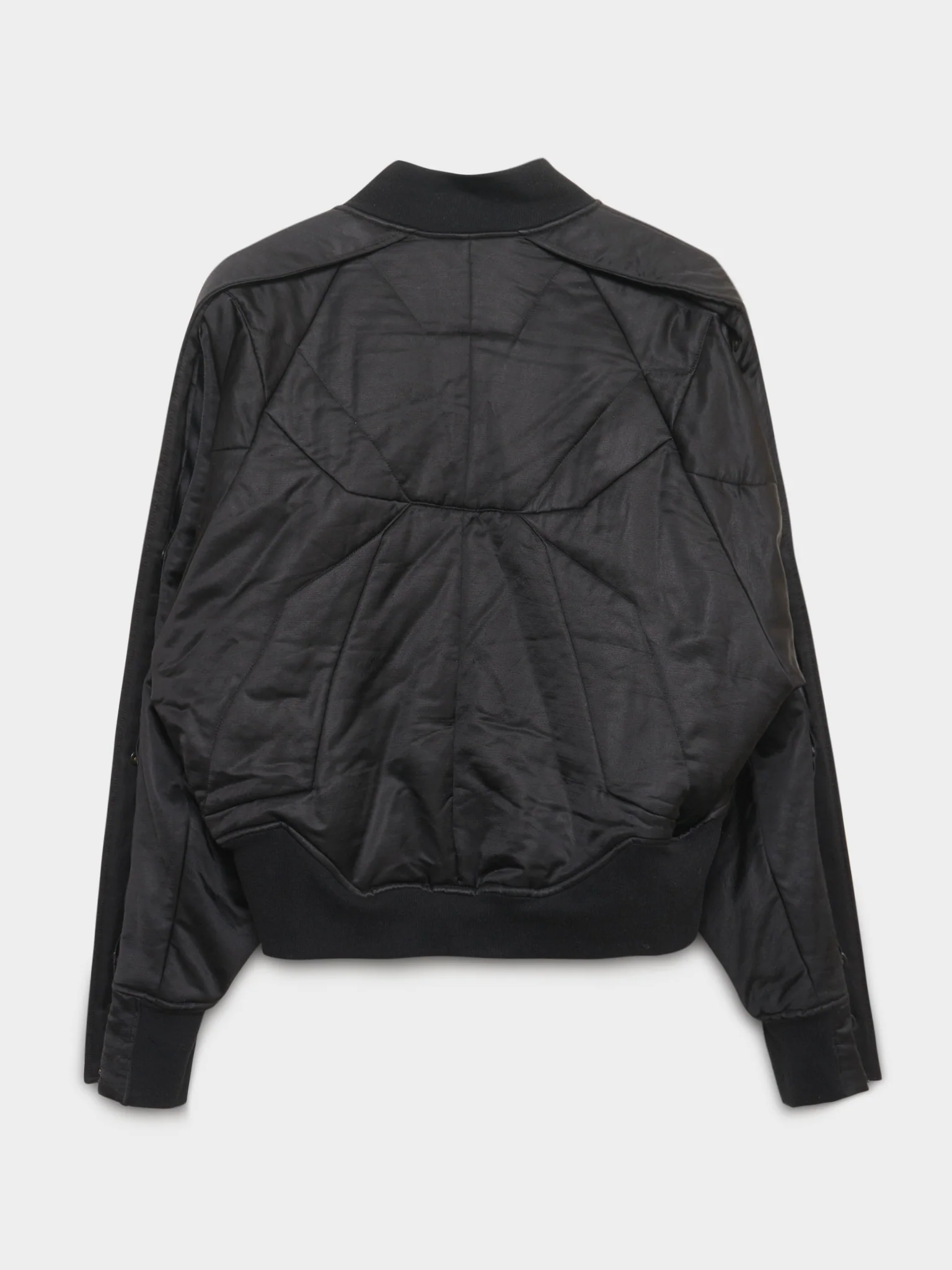 Cropped Panelled Bomber - Image 3