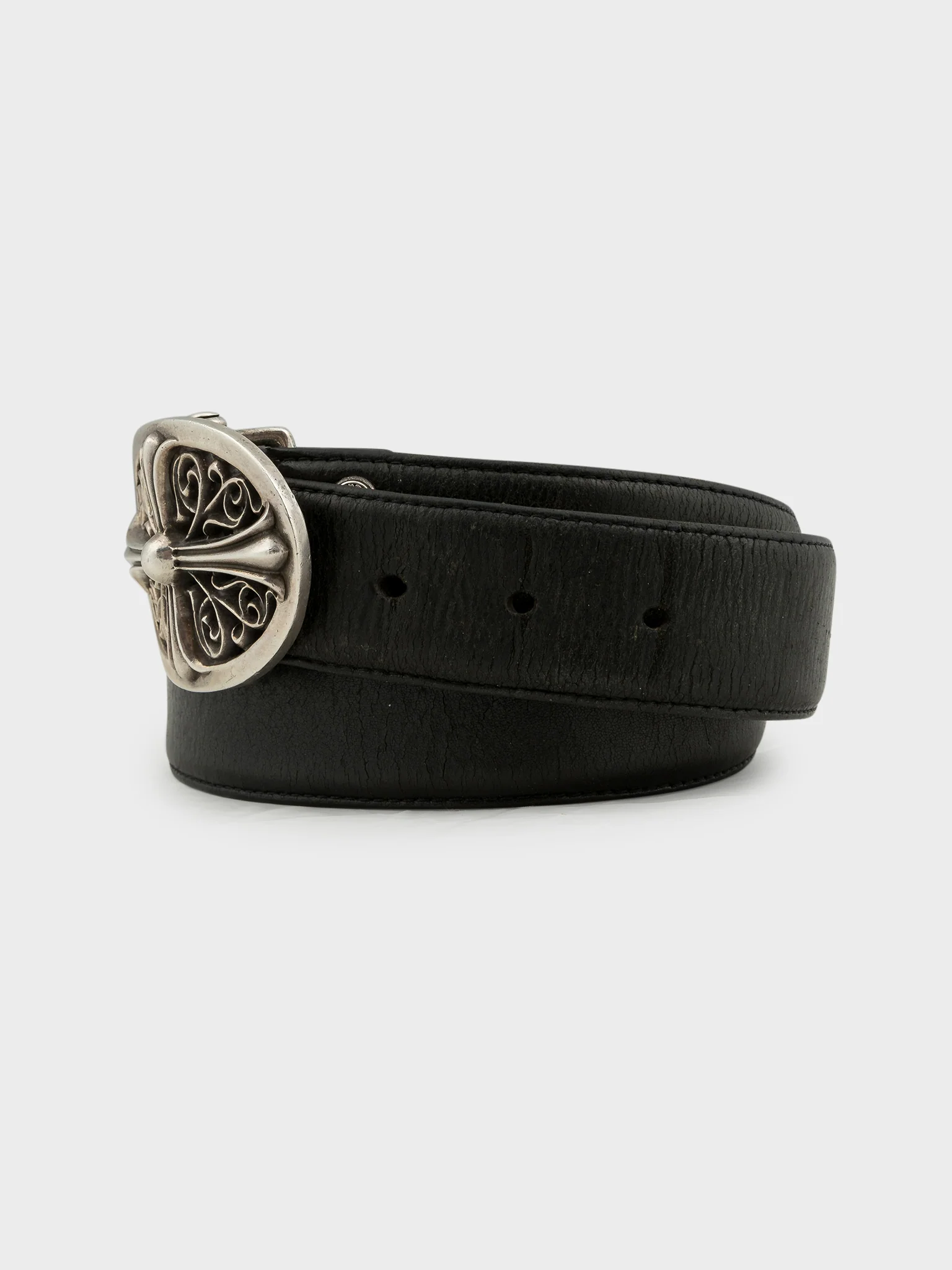 Oval Cross Buckle Belt - Image 2