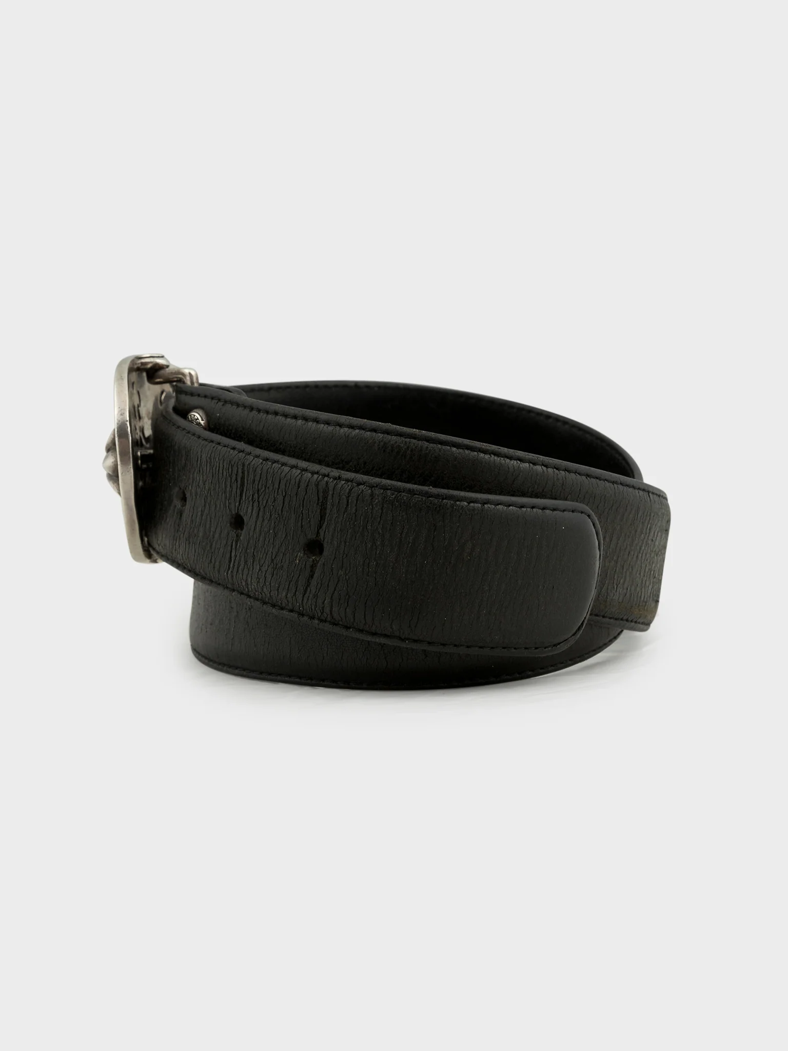 Oval Cross Buckle Belt - Image 3