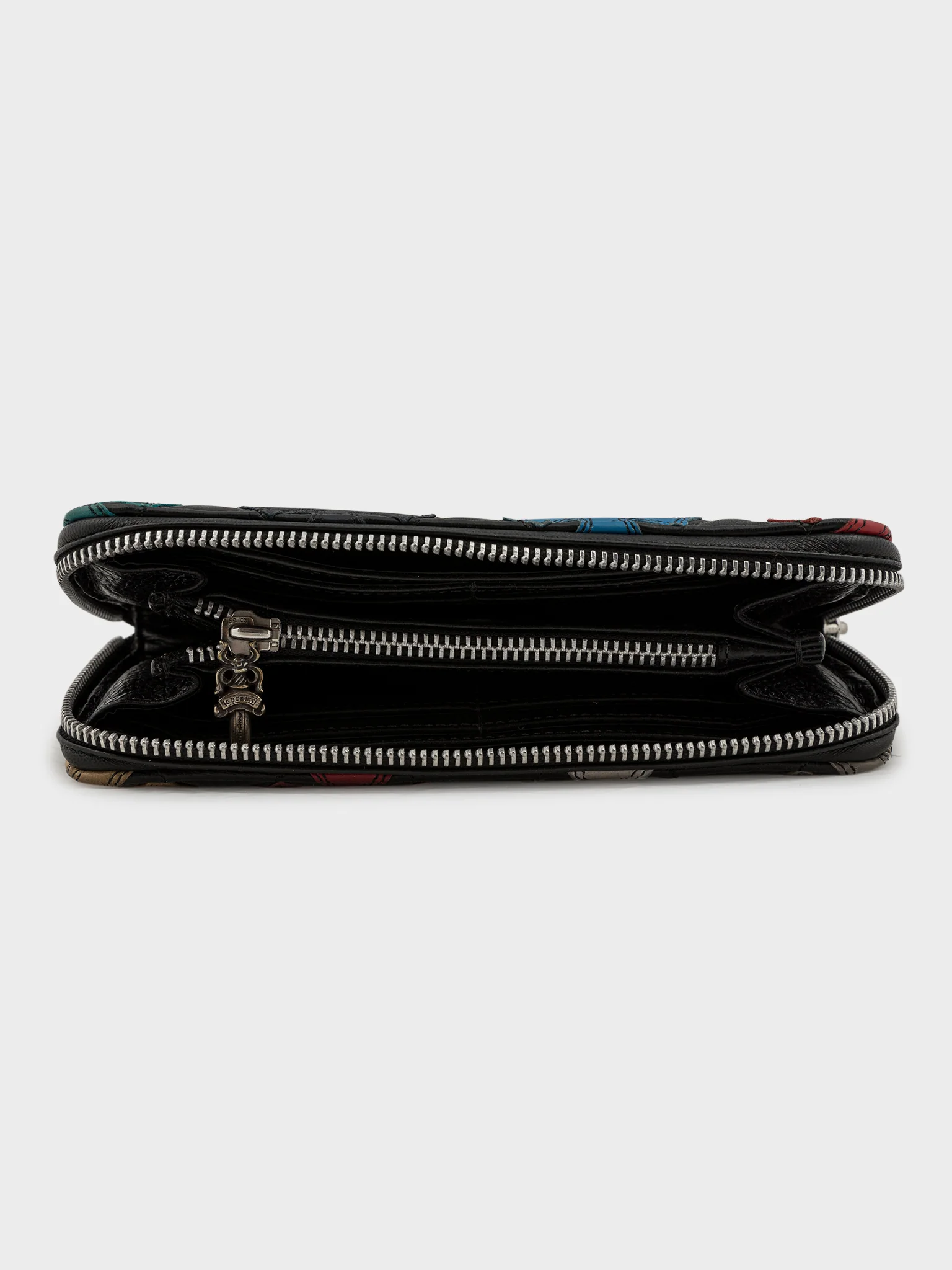 Multi-Color Patch Zip Wallet - Image 3