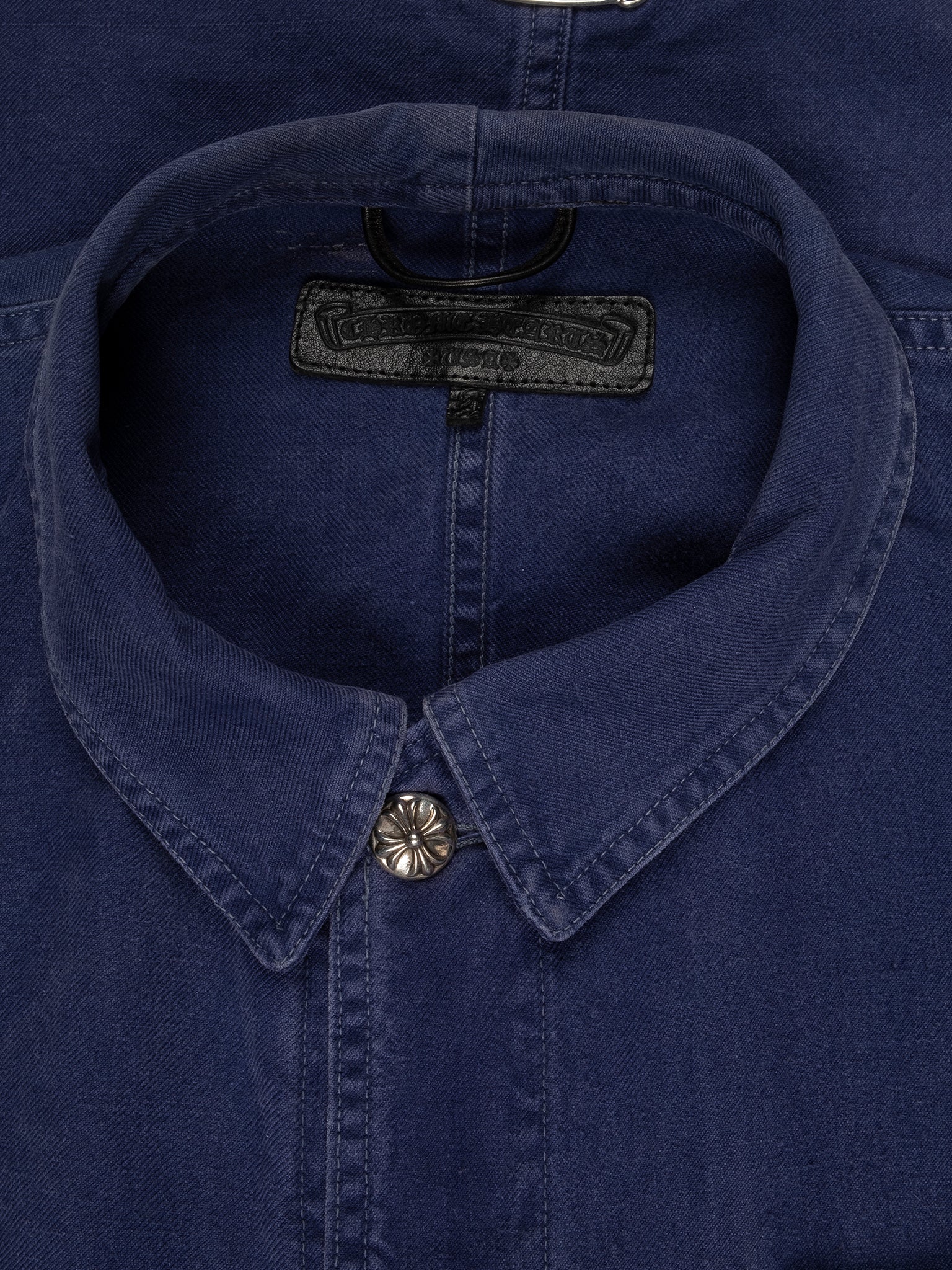Cross Patched Vintage French Chore Coat - Image 3