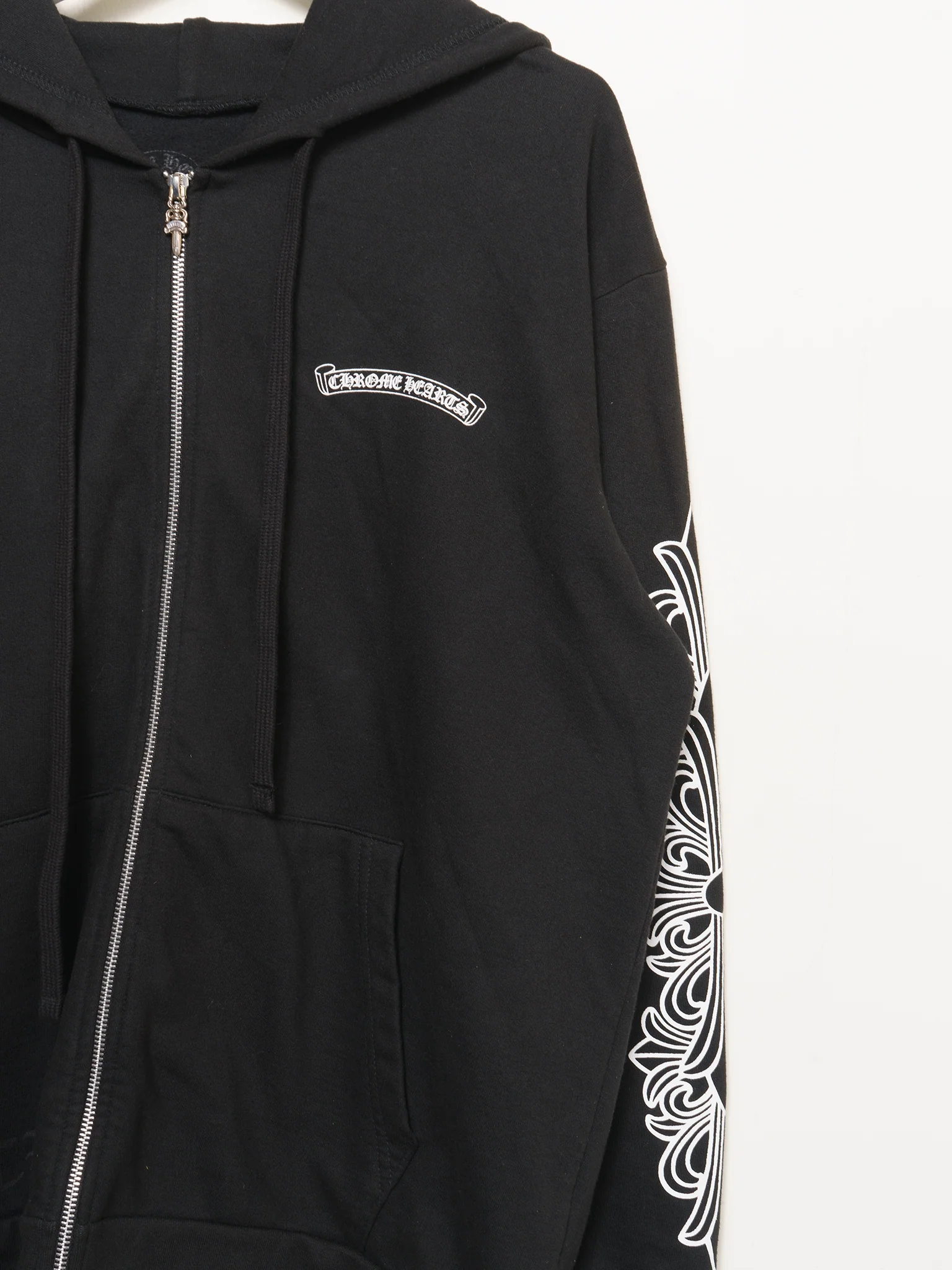 Dagger Eyechart Zip-Up Hoodie - Image 2