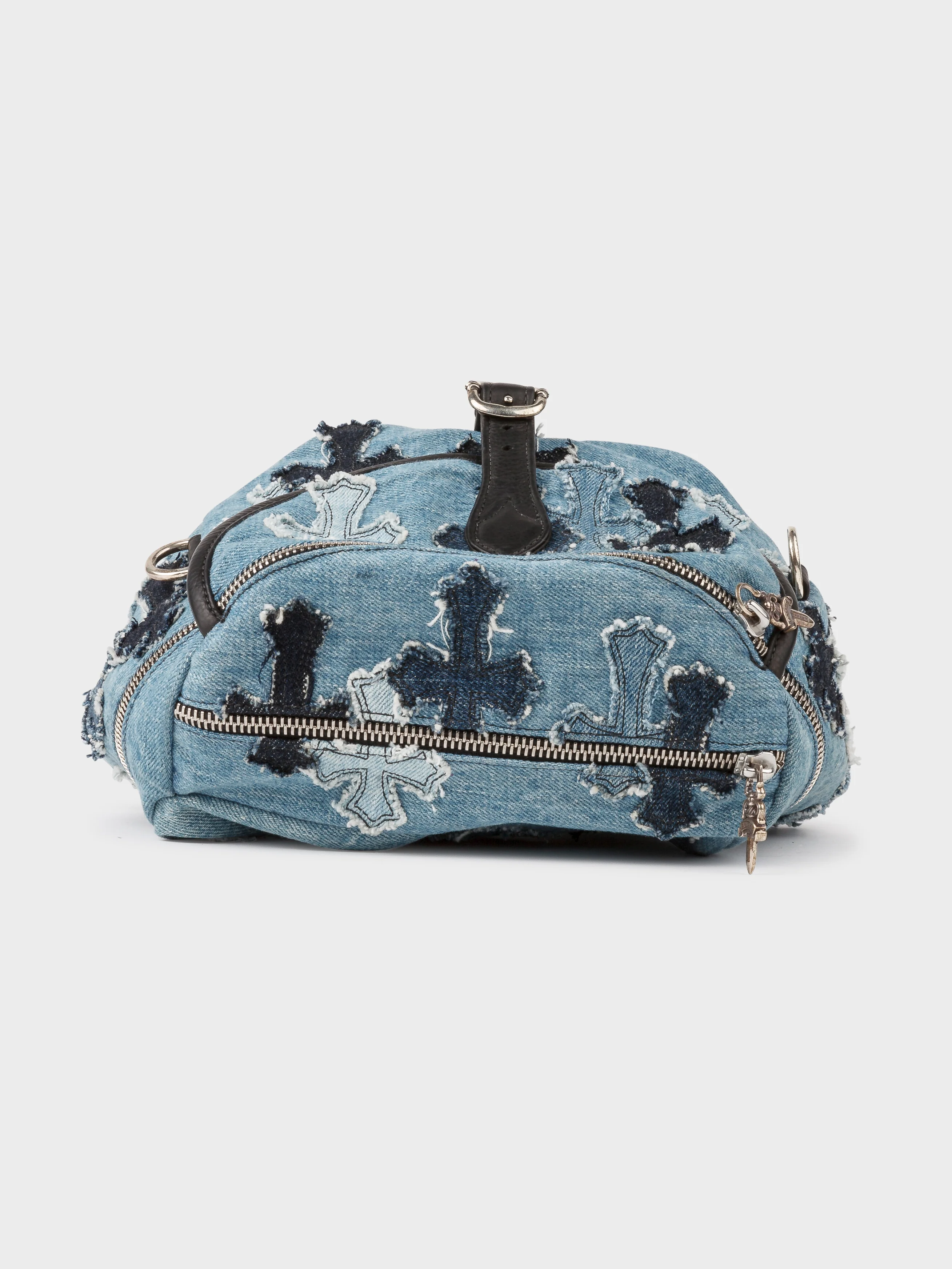 Denim Patched Waist Bag - Image 3