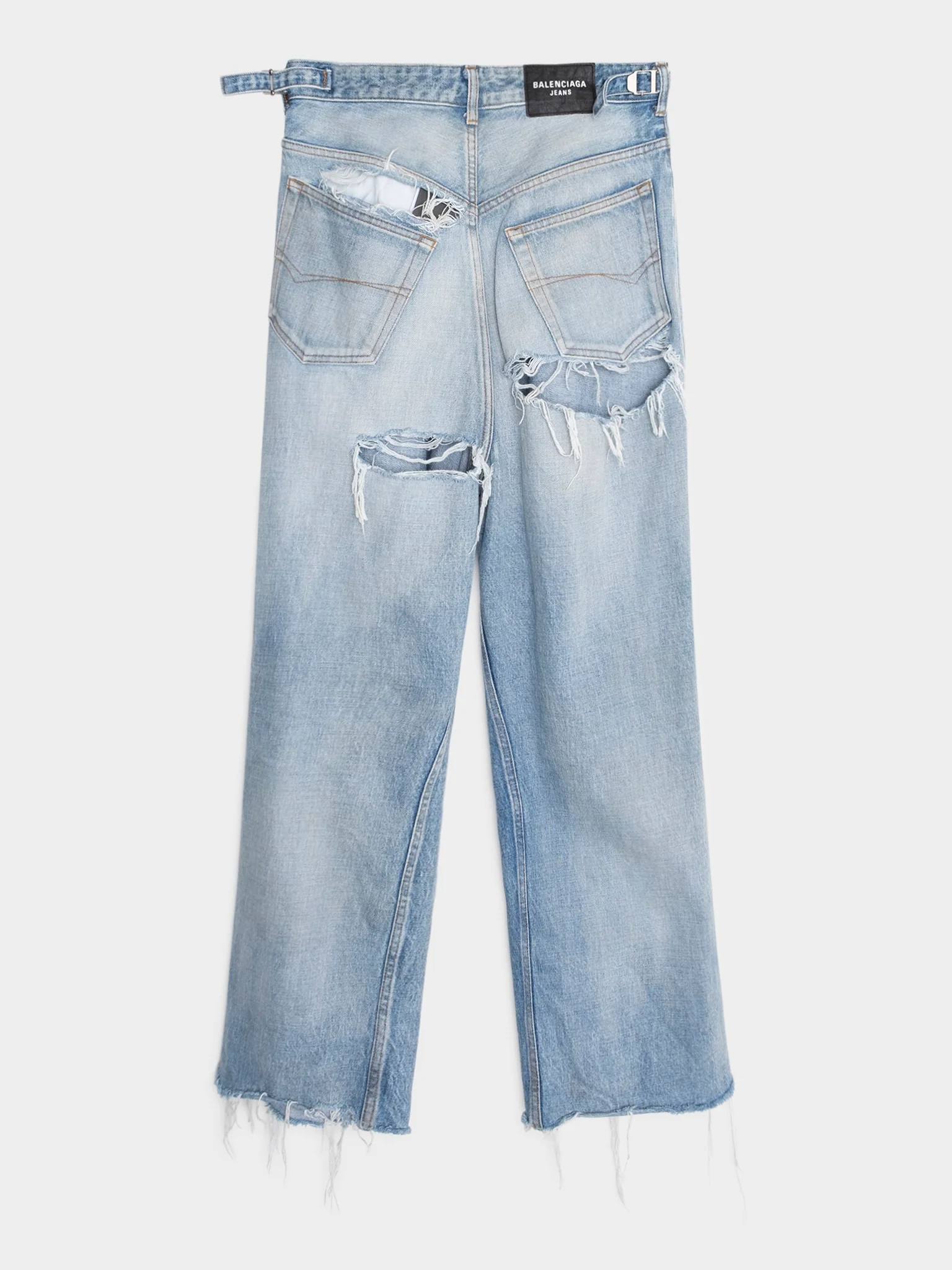 Destroyed Skater Blue Jeans - Image 2