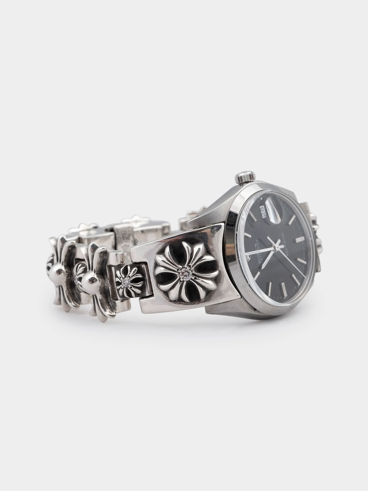 Diamond Cross Rolex Oysterdate - Image 13