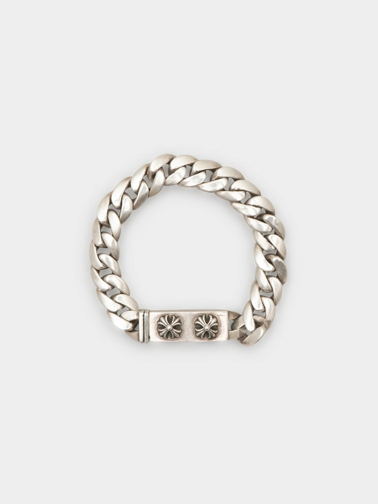Diamond Mini Floral ID Bracelet - Image 2