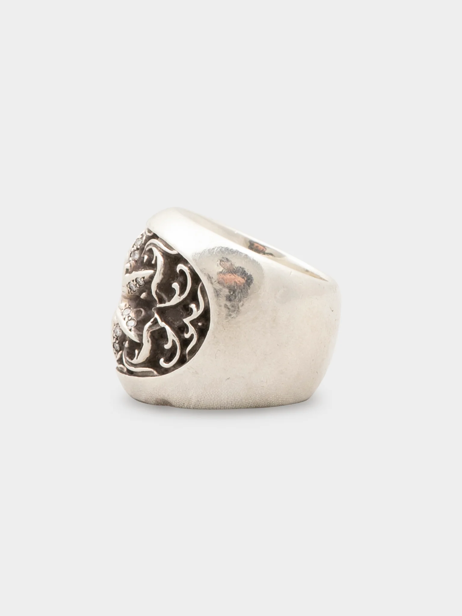 Diamond Oval Star Ring - Image 3