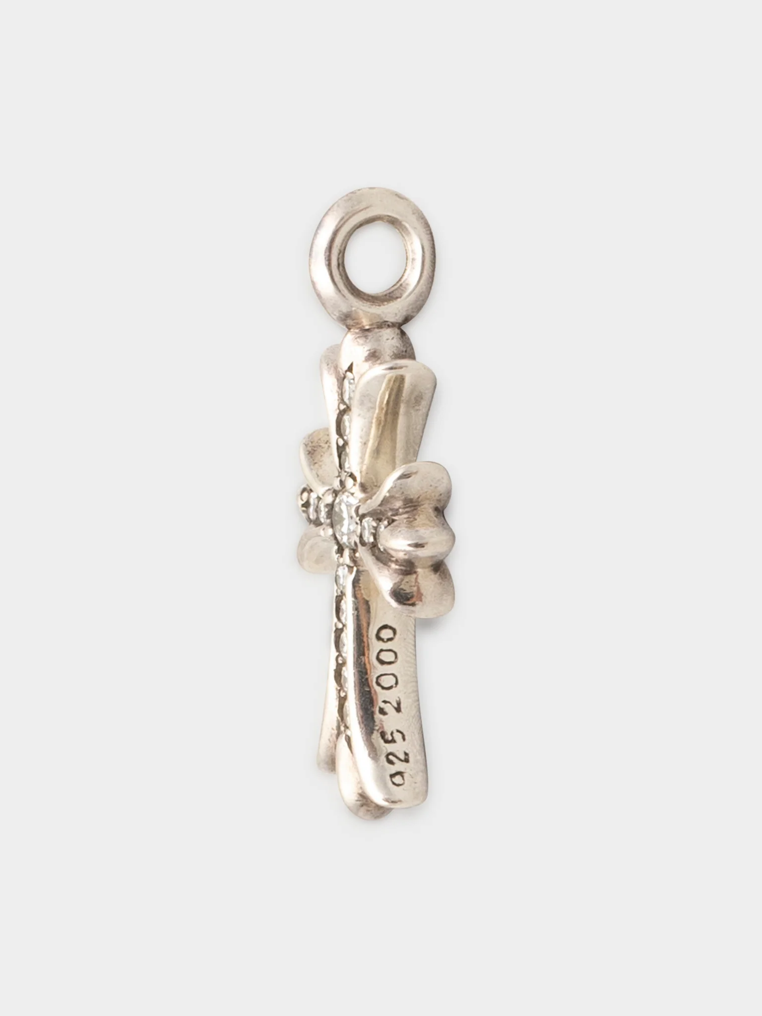 Diamond Tiny Cross Pendant - Image 3