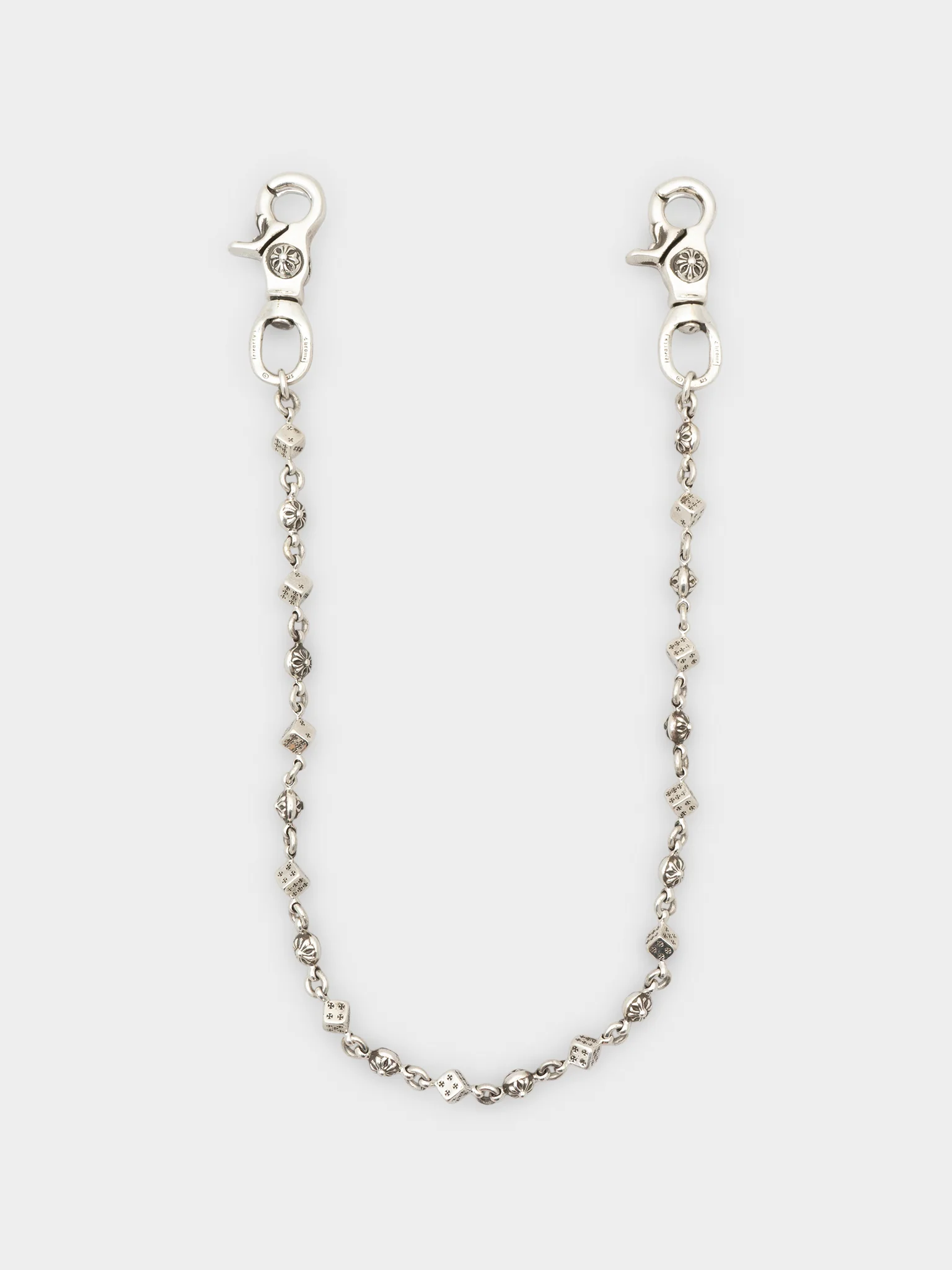 Long Dice Double Lobster Wallet Chain - Image 2