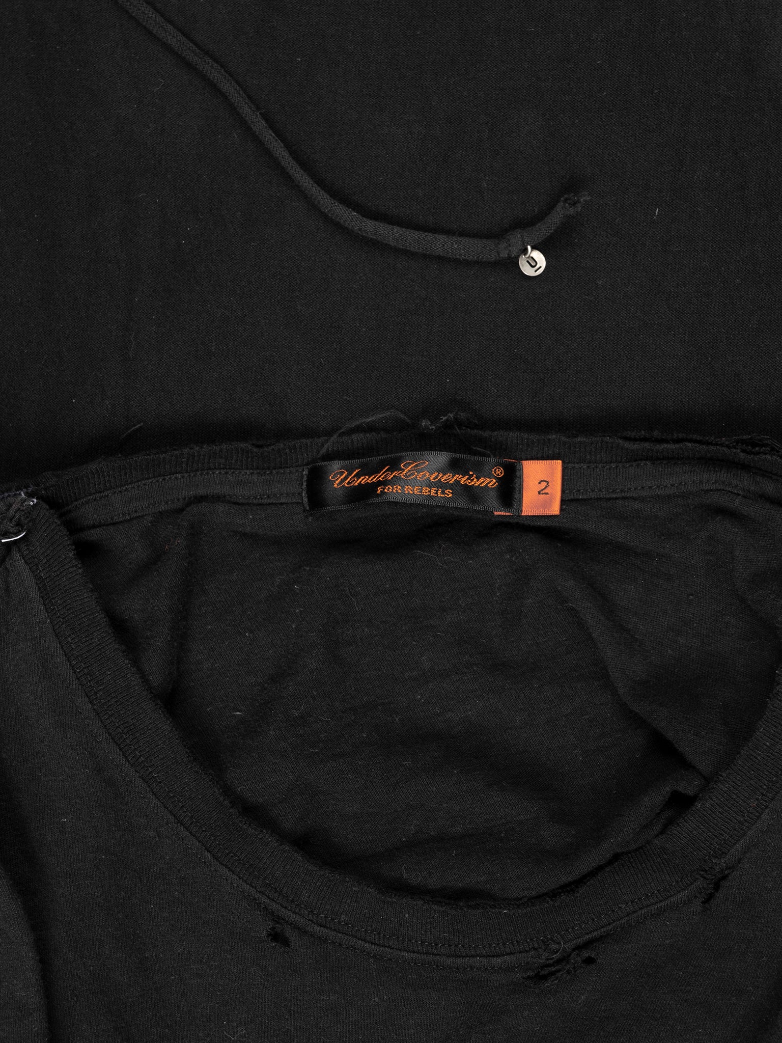 'SCAB' Distressed Layered Longsleeve - Image 3