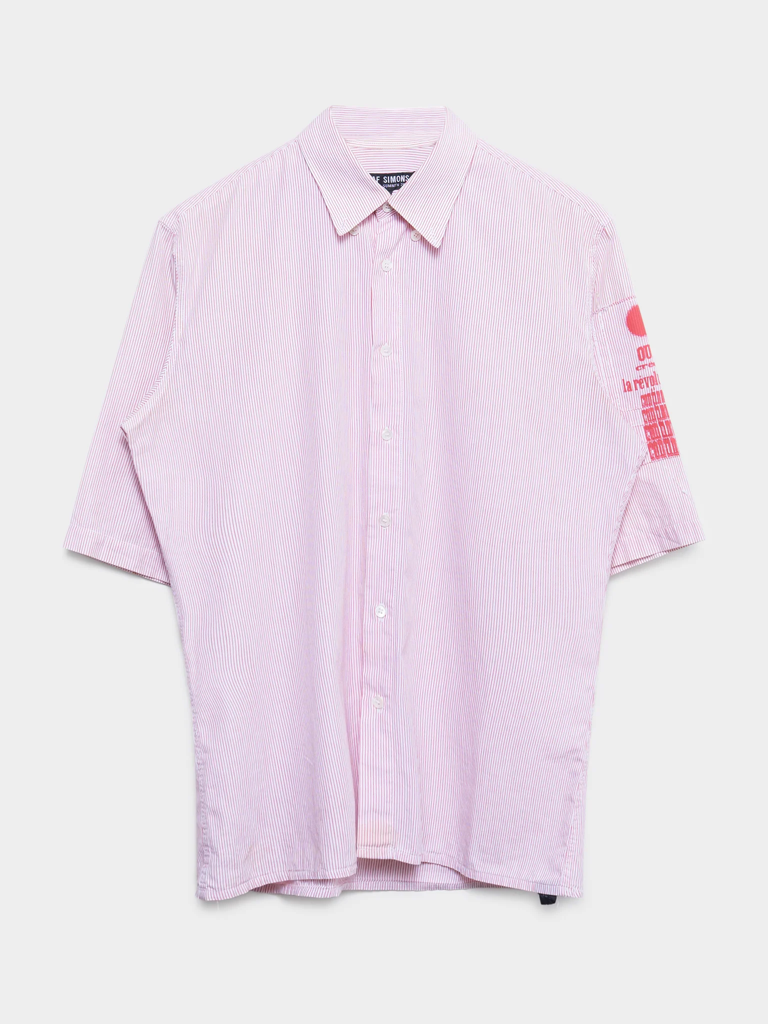 Distressed Patched Camp Shirt