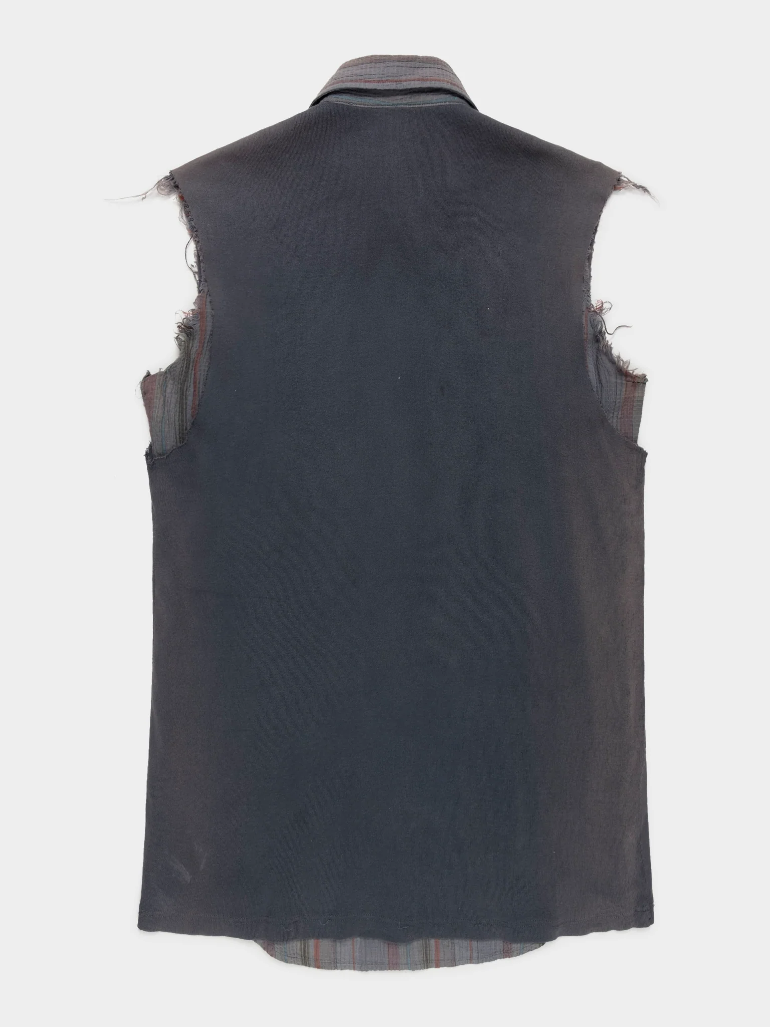 Distressed Sleeveless Shirt - Image 2