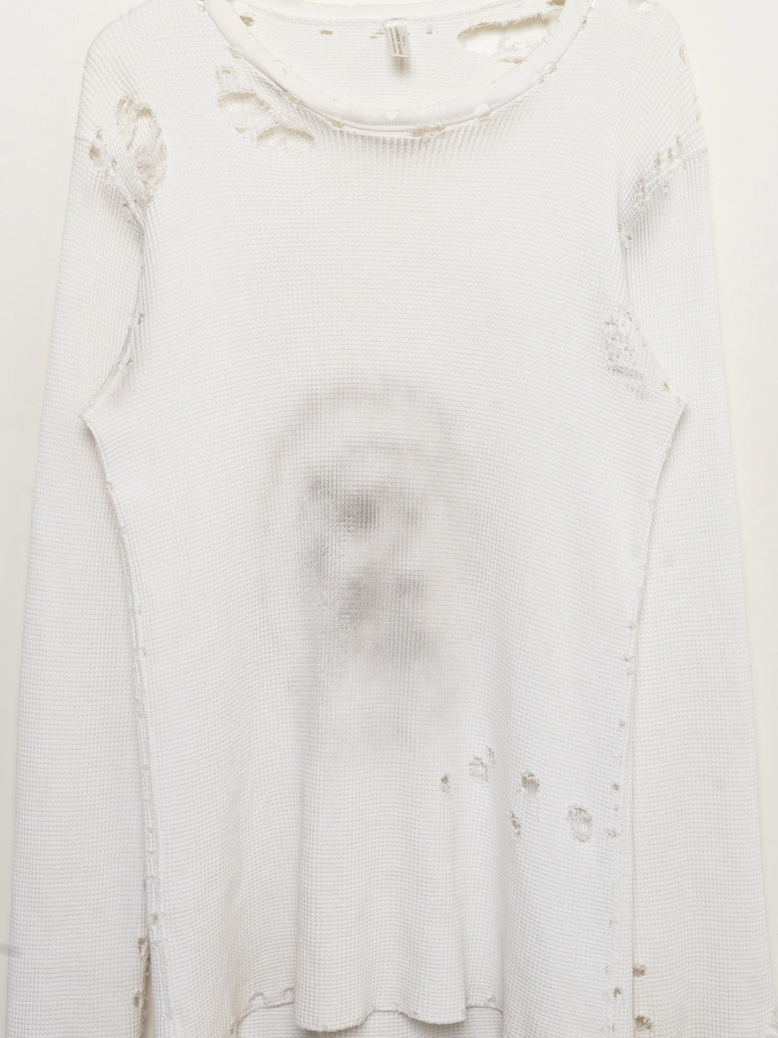 Distressed Thermal Longsleeve Shirt - Image 2