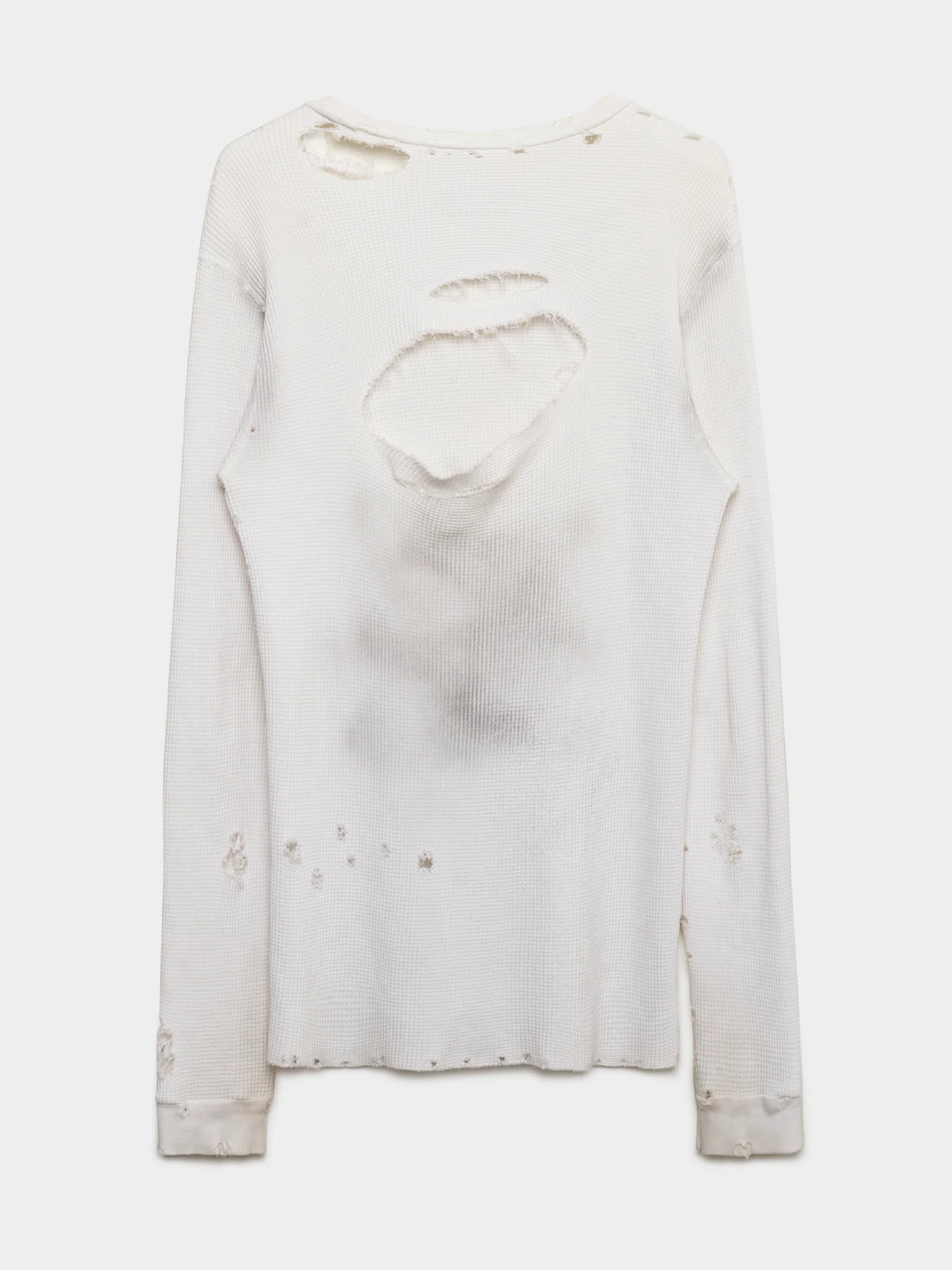 Distressed Thermal Longsleeve Shirt - Image 3