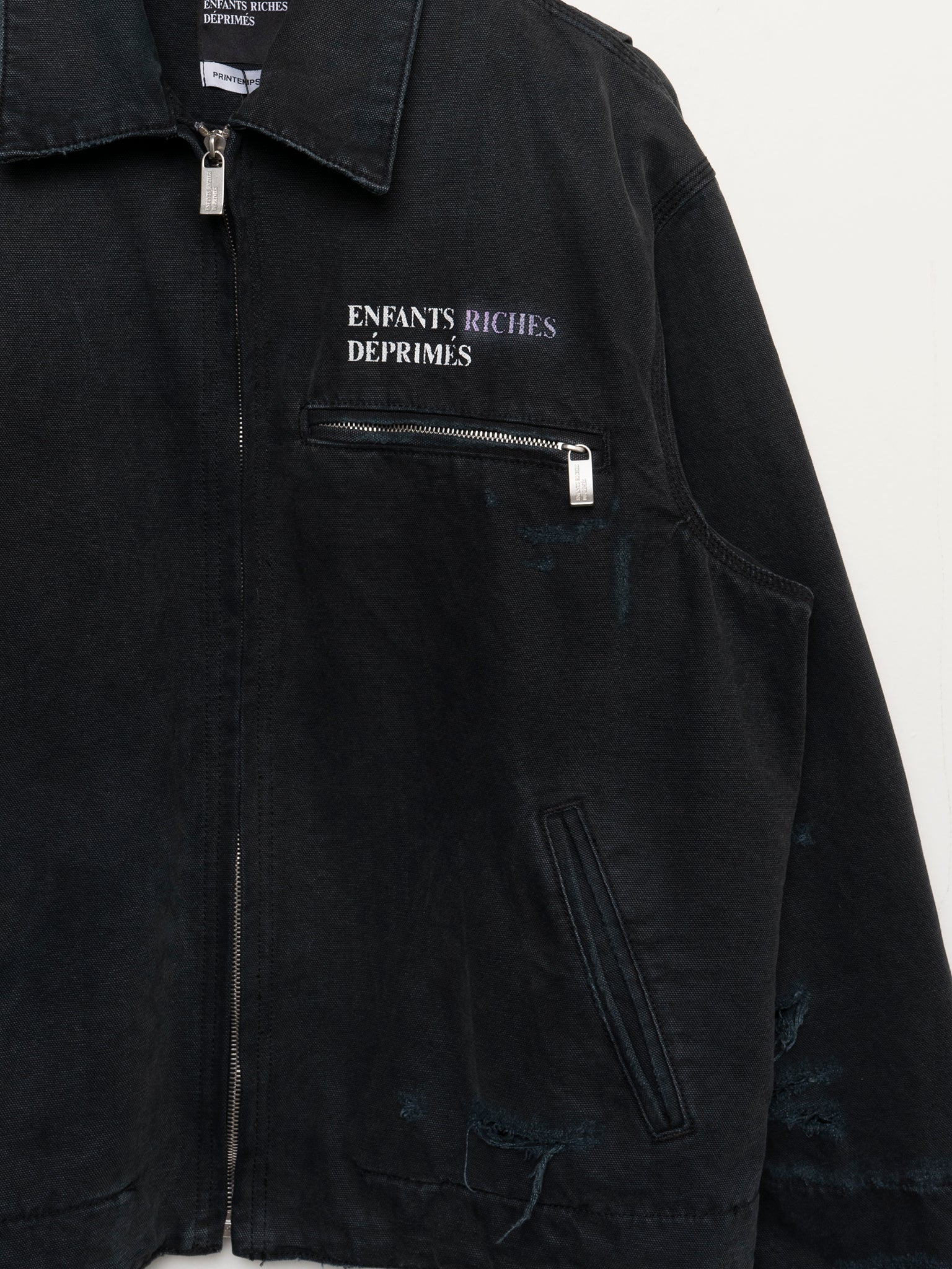 Distressed Workwear Jacket - Image 2