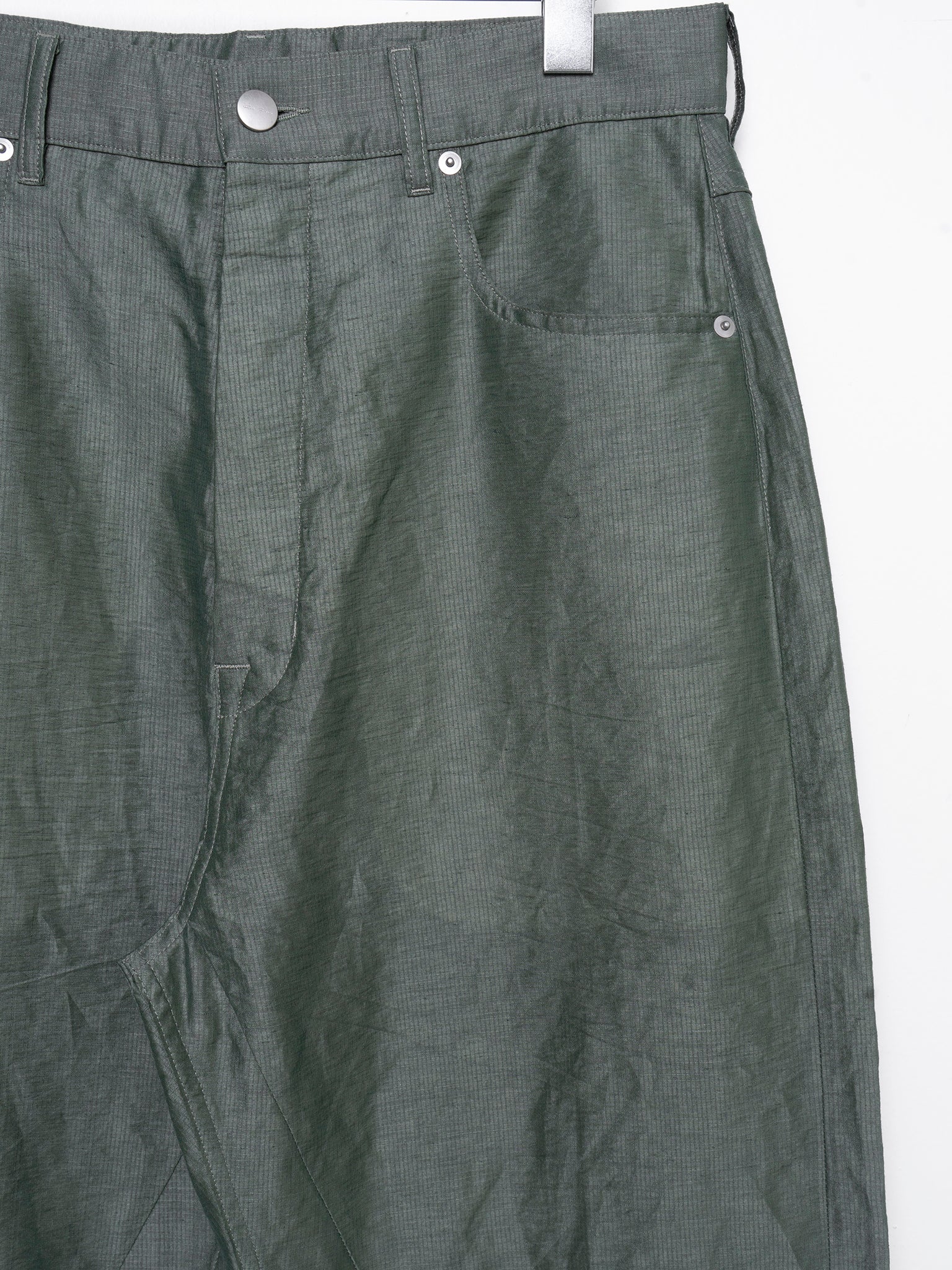 'Edfu' Linen Wide Leg Trousers - Image 2