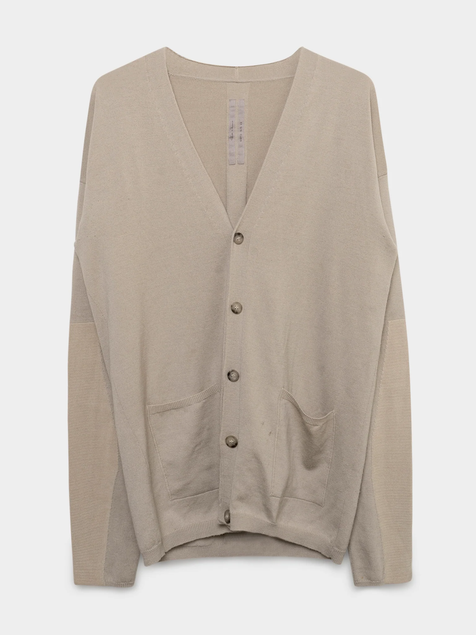 ‘Edfu’ Virgin Wool Pearl Cardigan