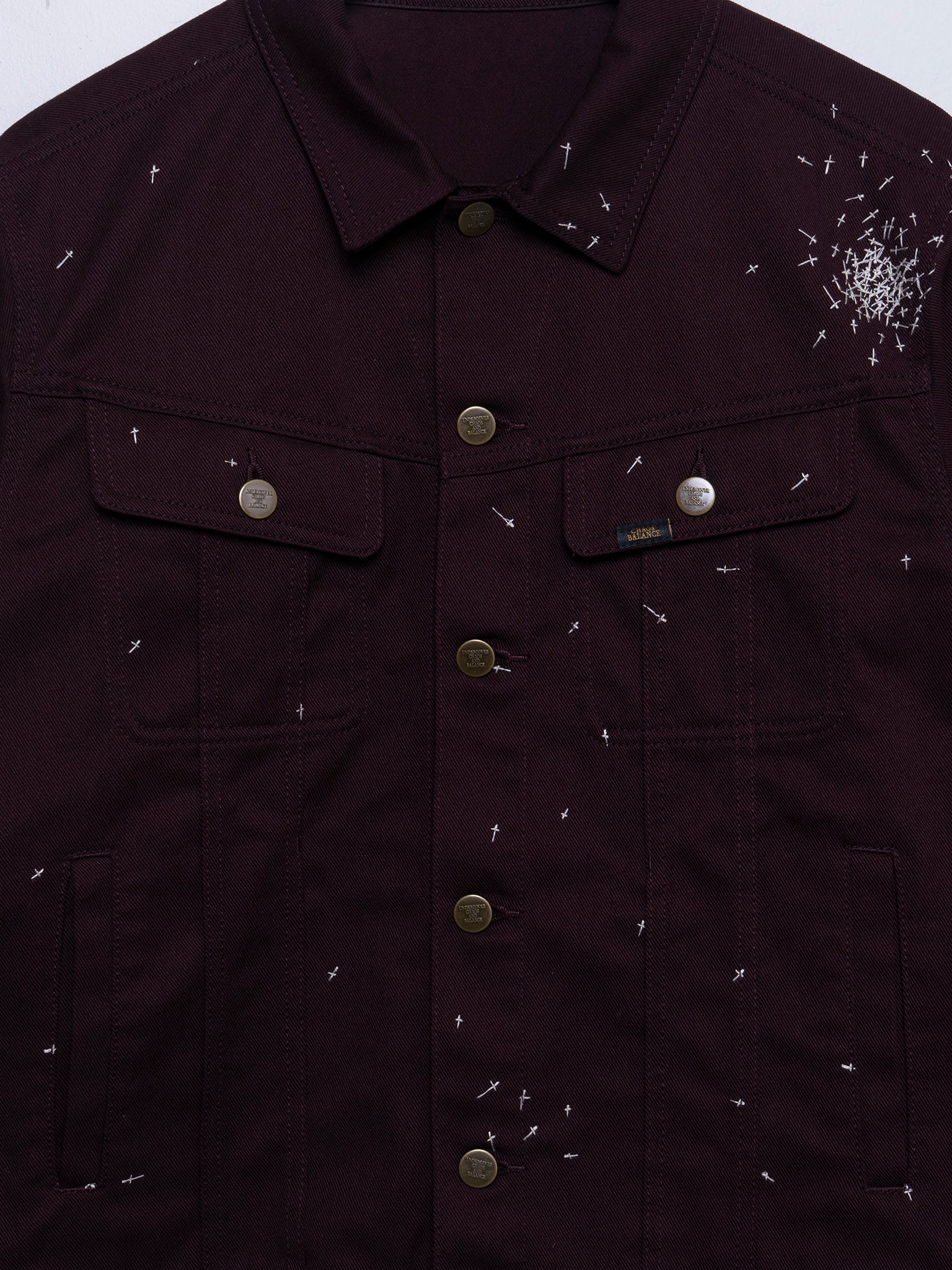 Embroidered Cross Work Jacket - Image 2