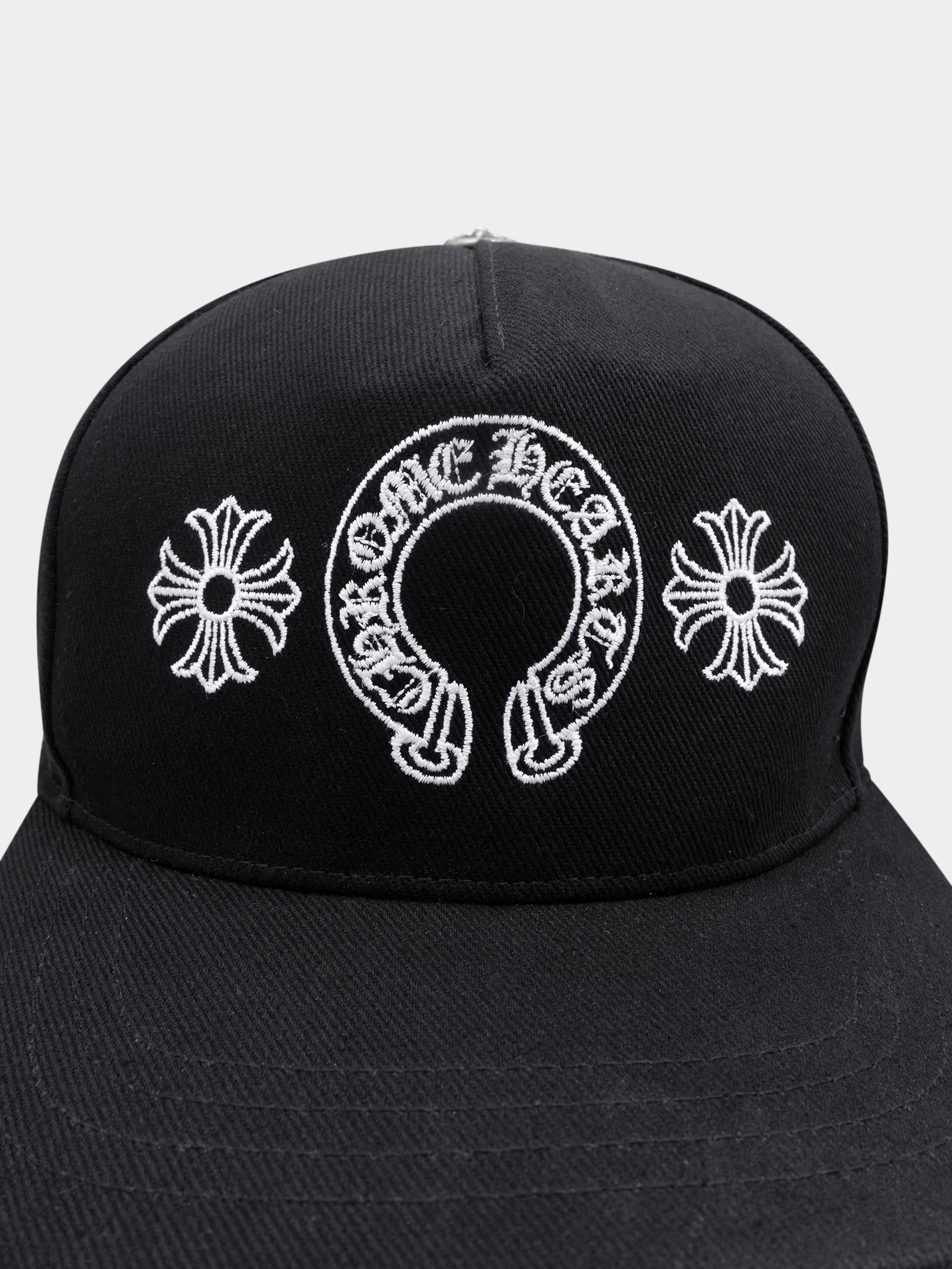 Embroidered Horseshoe Snapback Hat - Image 2
