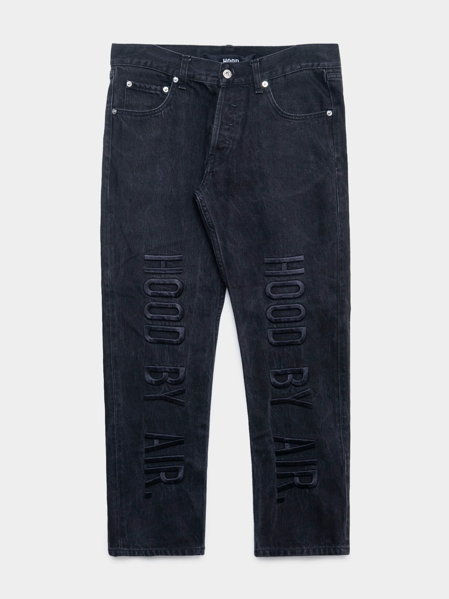 Embroidered Logo Jeans