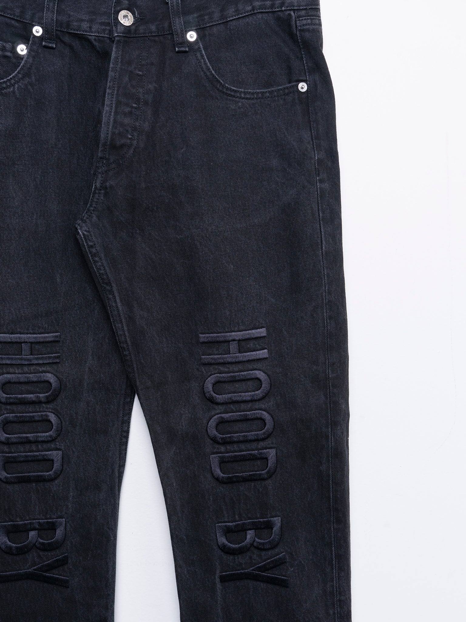 Embroidered Logo Jeans - Image 2