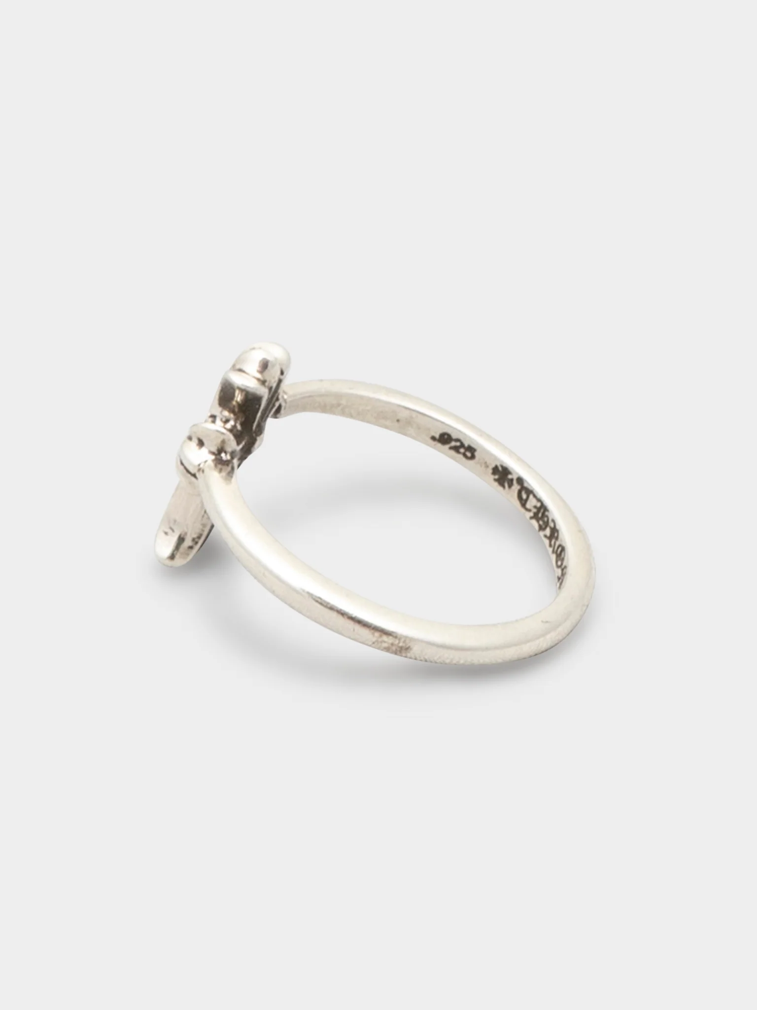 Emerald Cross Bubblegum Ring - Image 7
