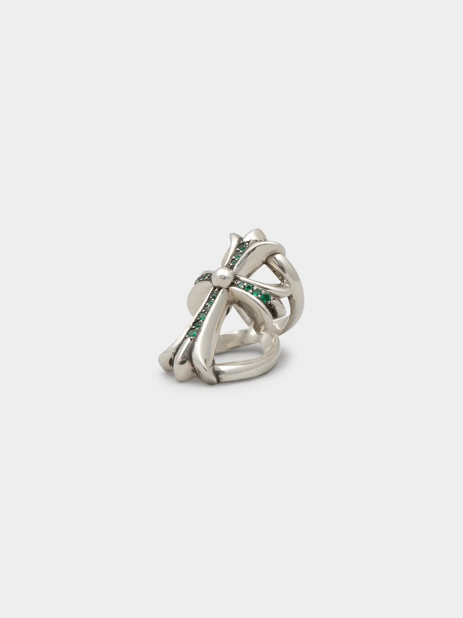 Emerald Infinity Ring - Image 2