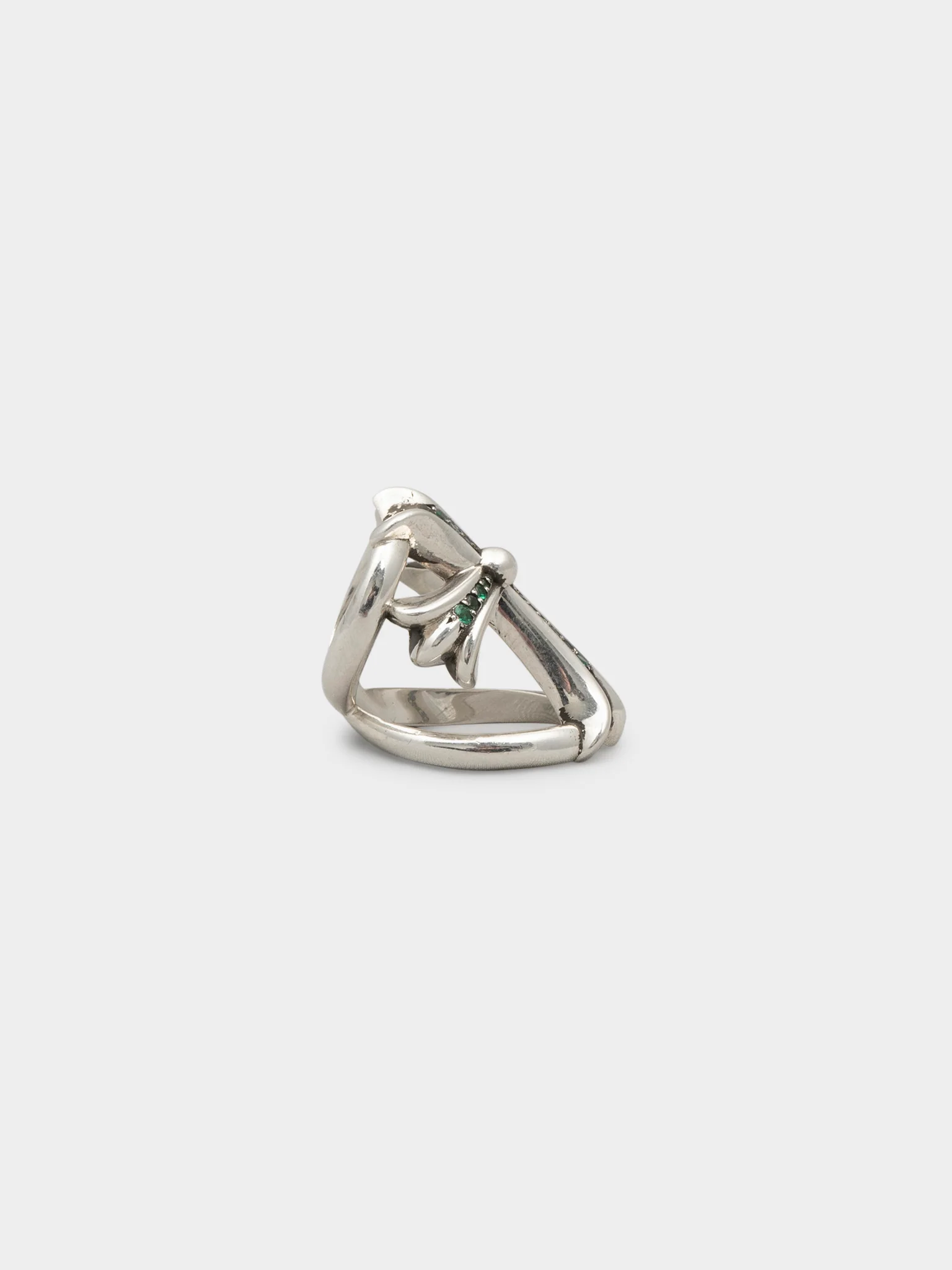 Emerald Infinity Ring - Image 5