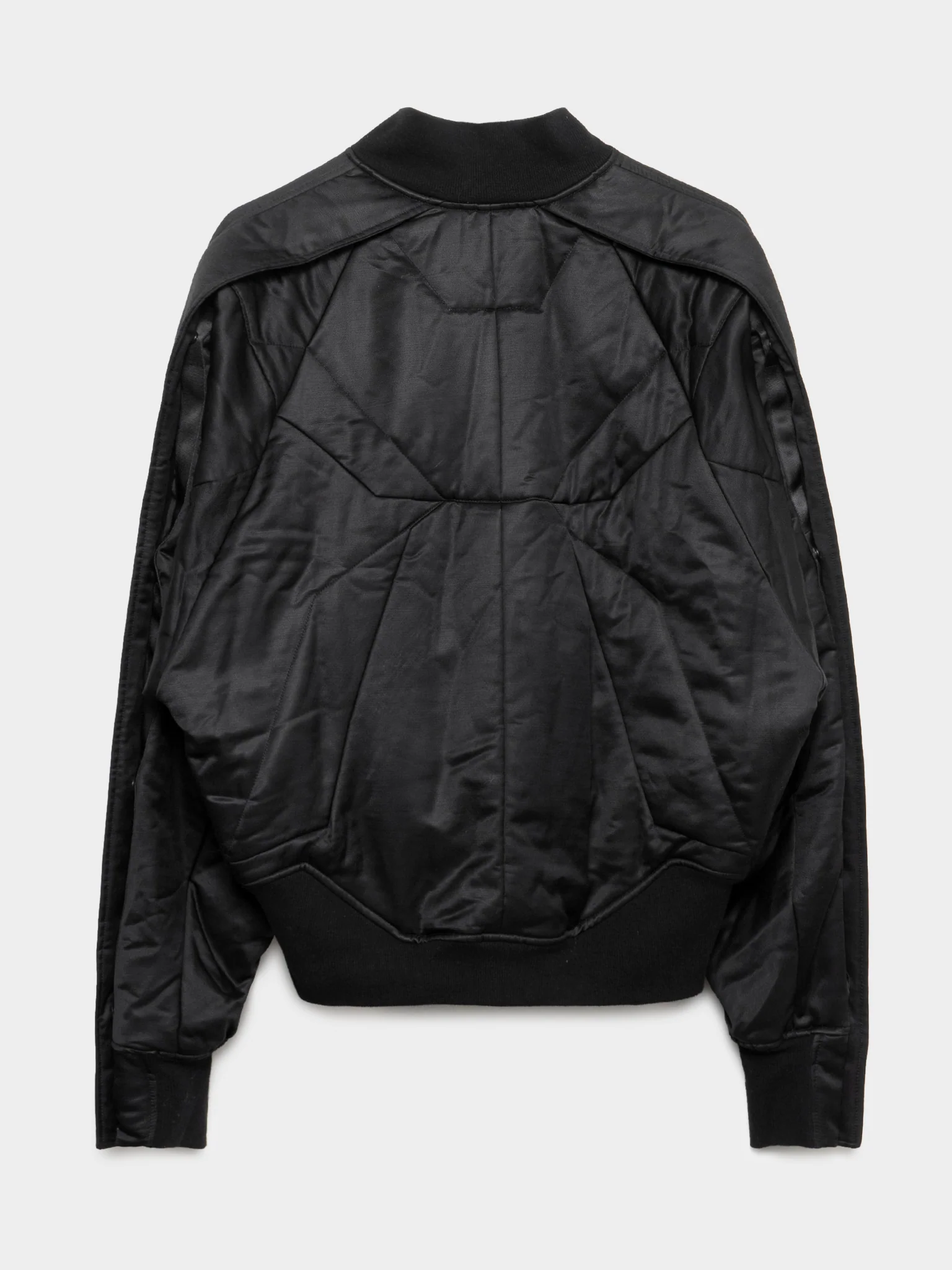Exposed Seam Padded Bomber Jacket - Image 3