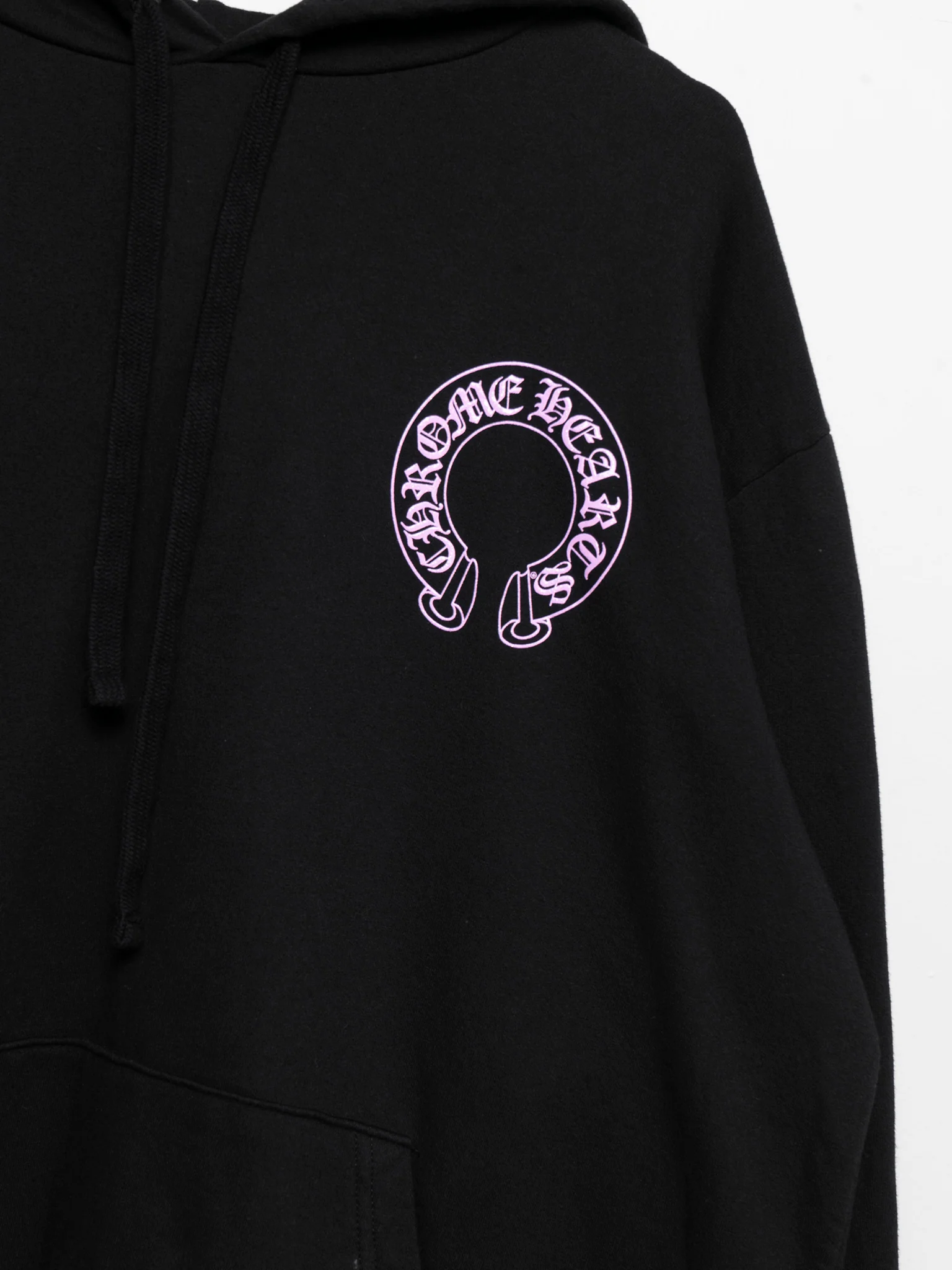 F&F Pink Glitter Floral Cross Hoodie - Image 3