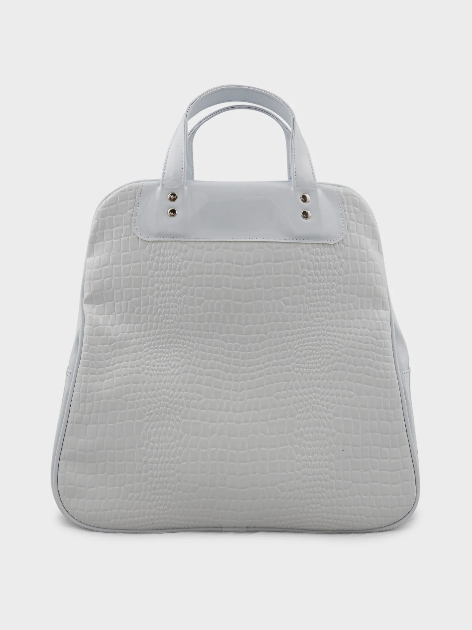 Faux Croc Steamer Bag - Image 4