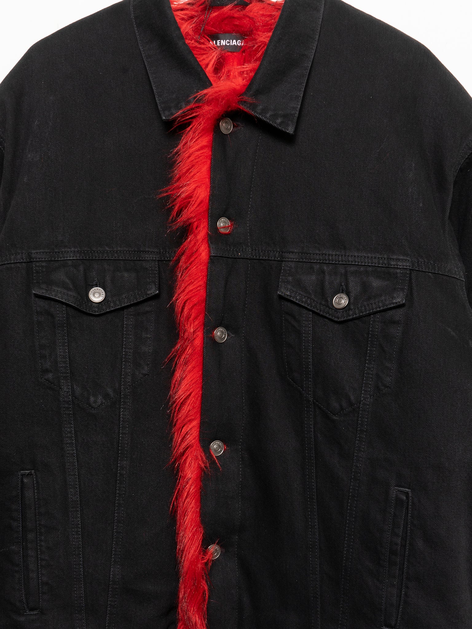Fur-lined Denim Jacket - Image 2