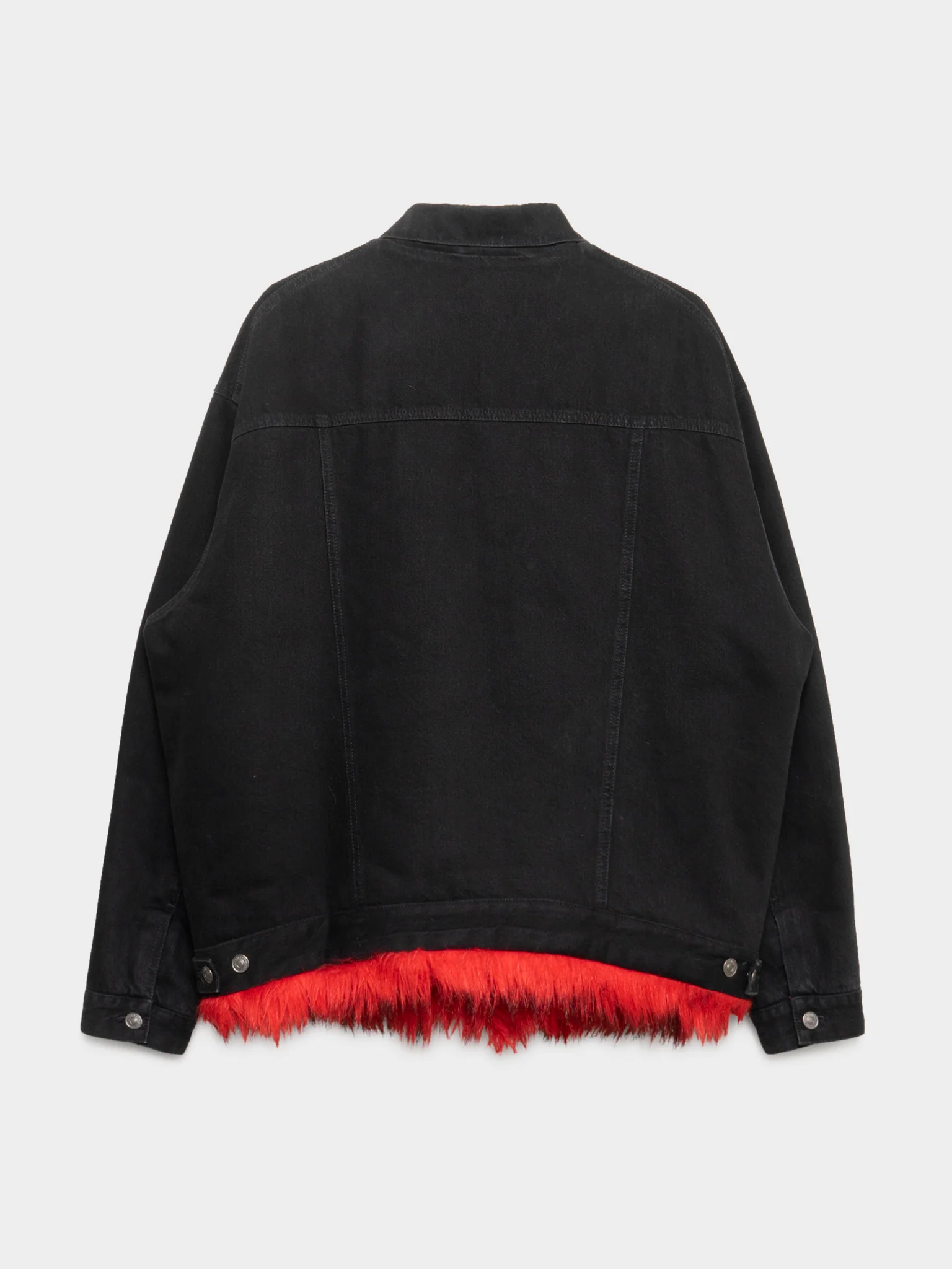 Fur-lined Denim Jacket - Image 3
