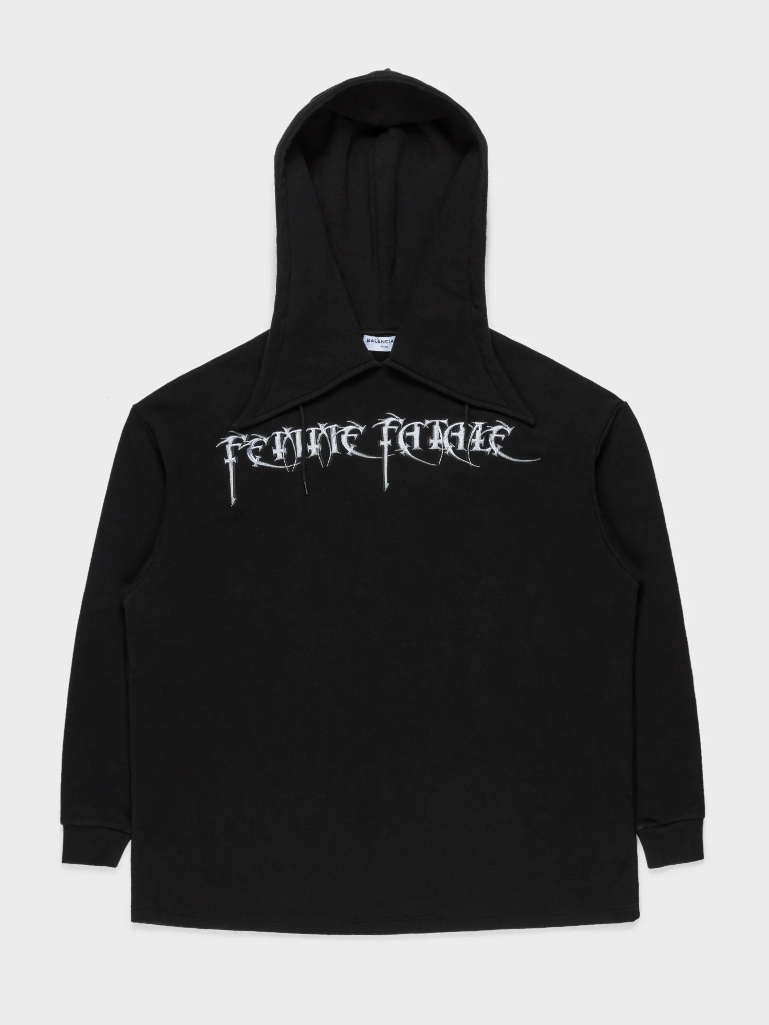 Femme Fatale Collared Hoodie