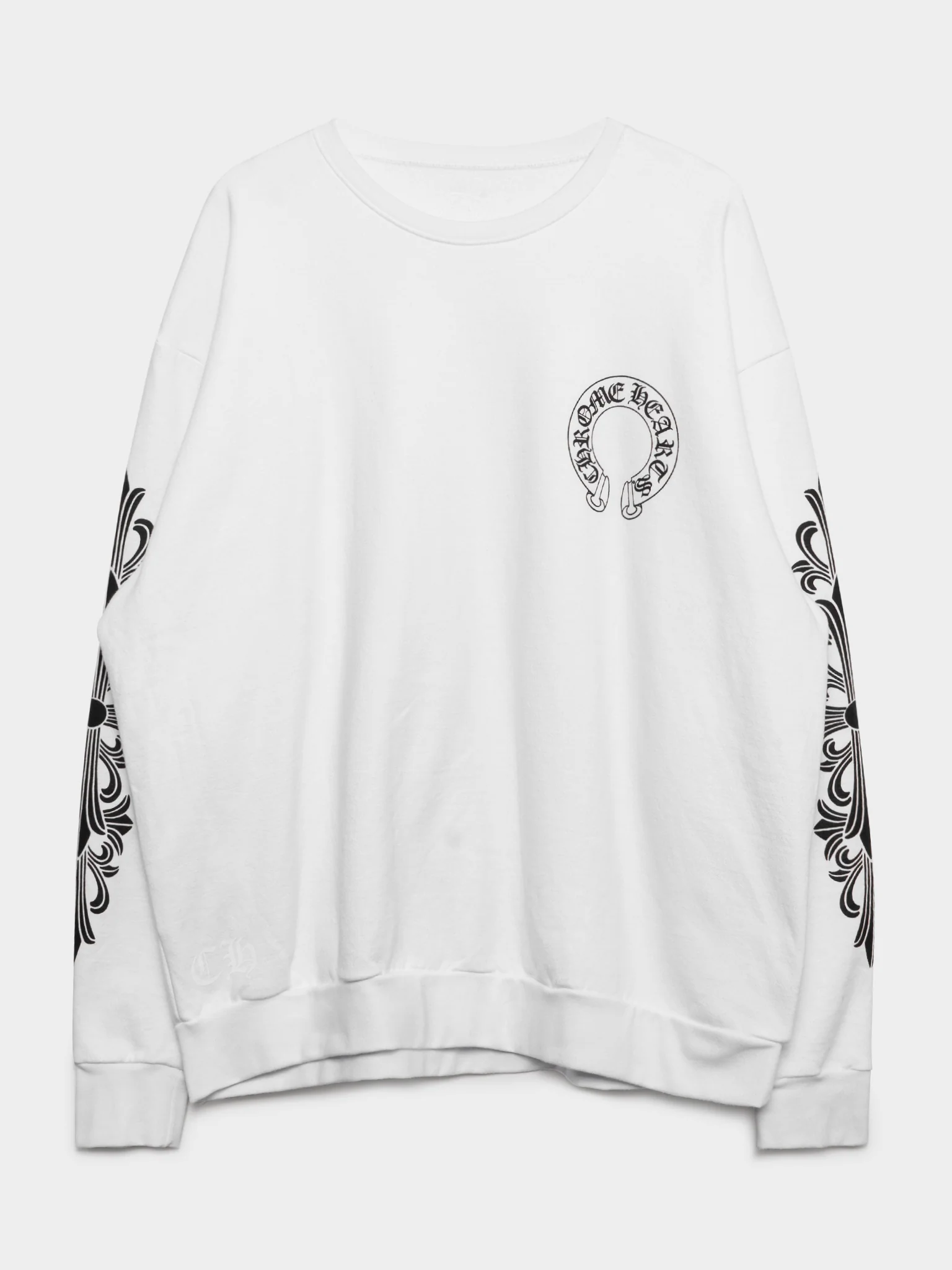 Floral Cross Crewneck