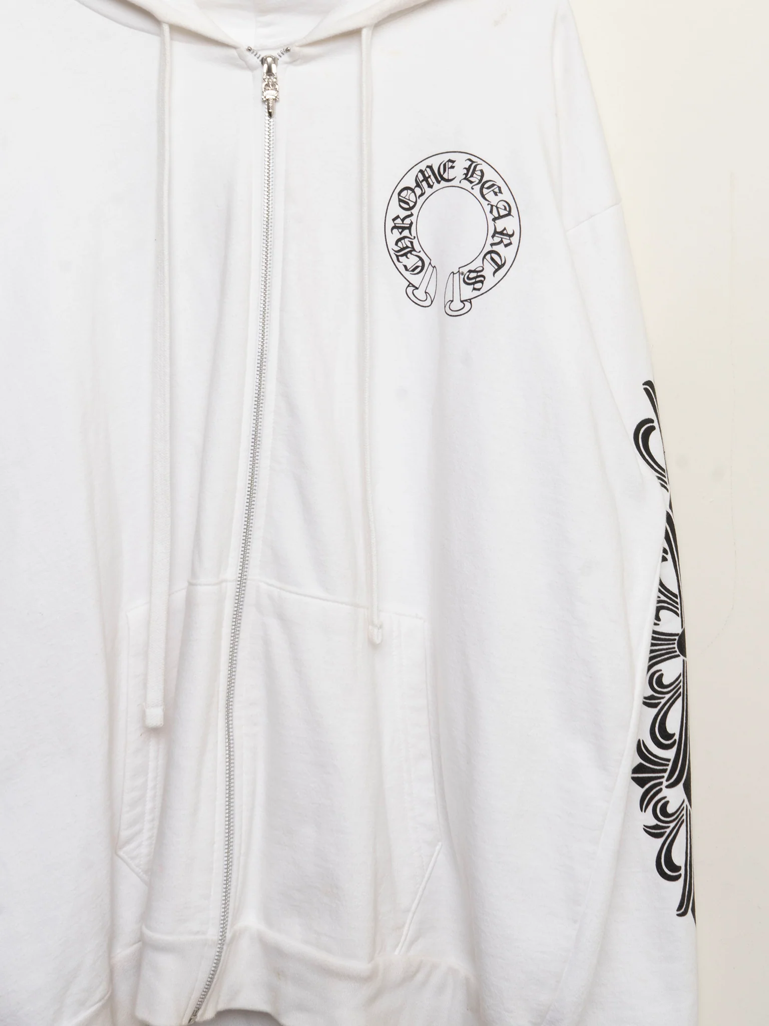 Floral Horseshoe Zip-Up Hoodie - Image 2