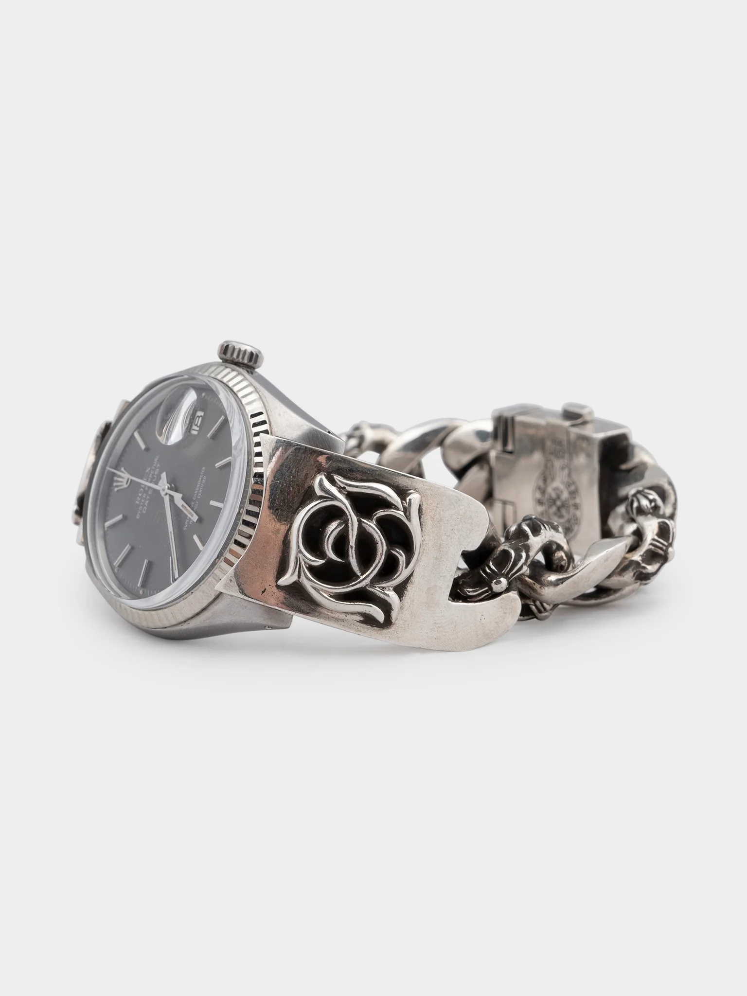 Fancy Floral Rolex Datejust - Image 7