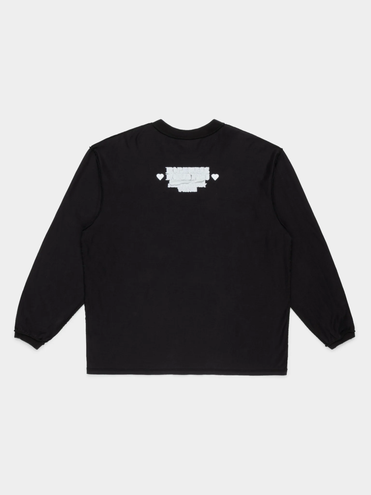 Reversible "Hopeless Romantic" Long Sleeve T-Shirt - Image 2
