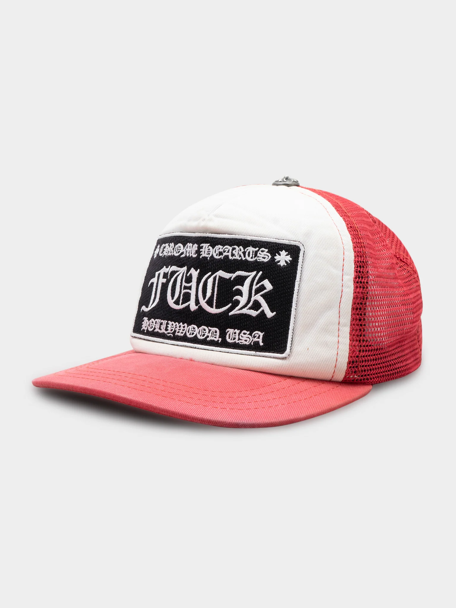 'Fuck' Red Trucker Hat - Image 2