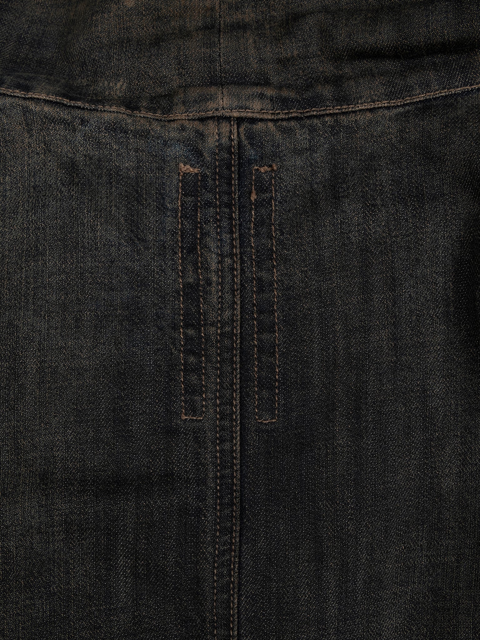Fur-lined Denim Vest - Image 6