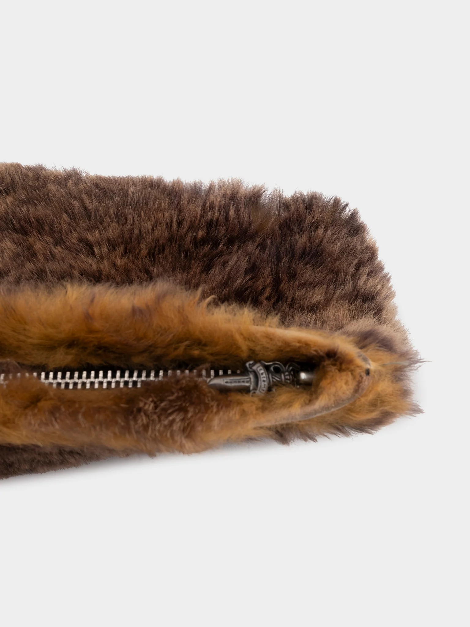 Mink Fur Zip Wallet - Image 2