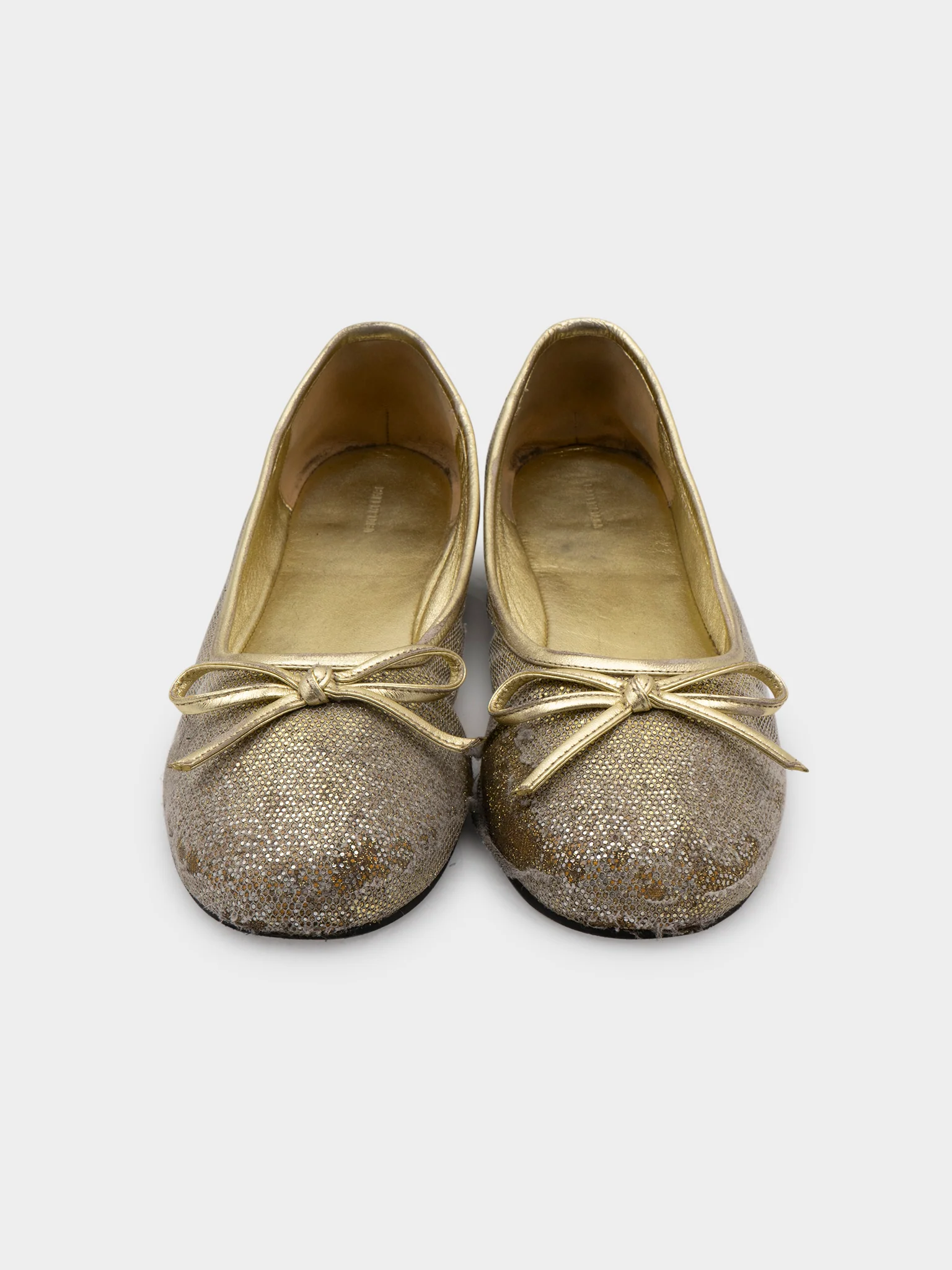 Gold Leopold Ballet Flats - Image 5