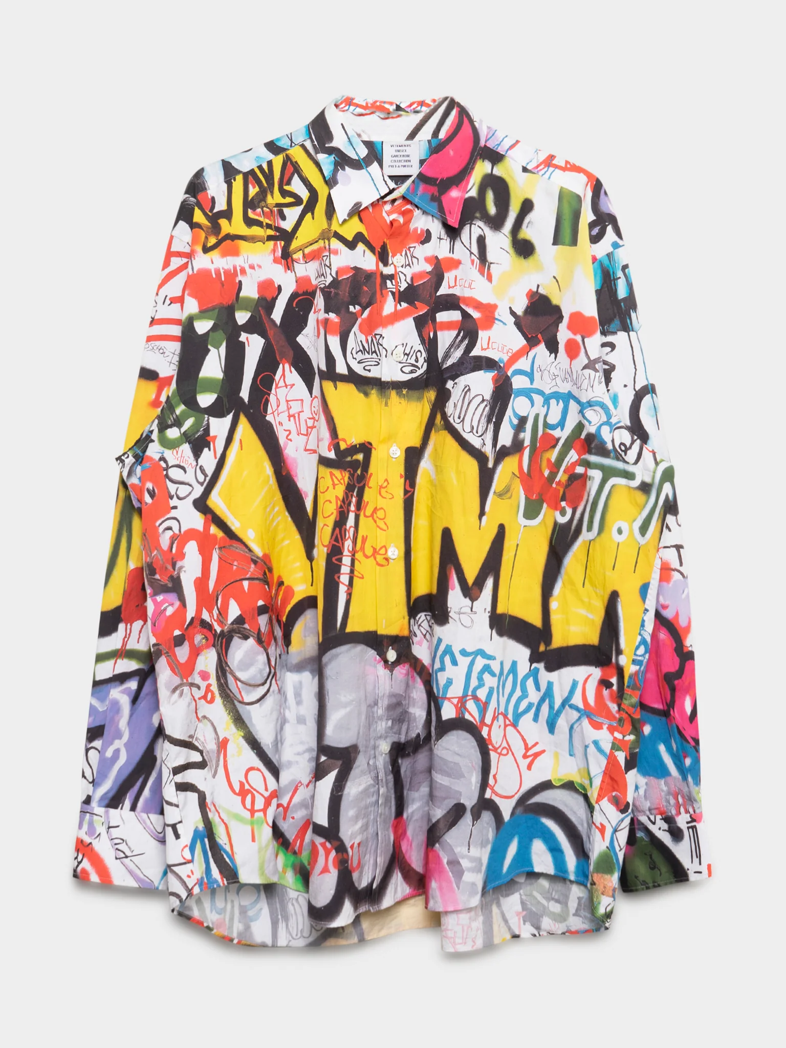 Graffiti Button-Up Shirt